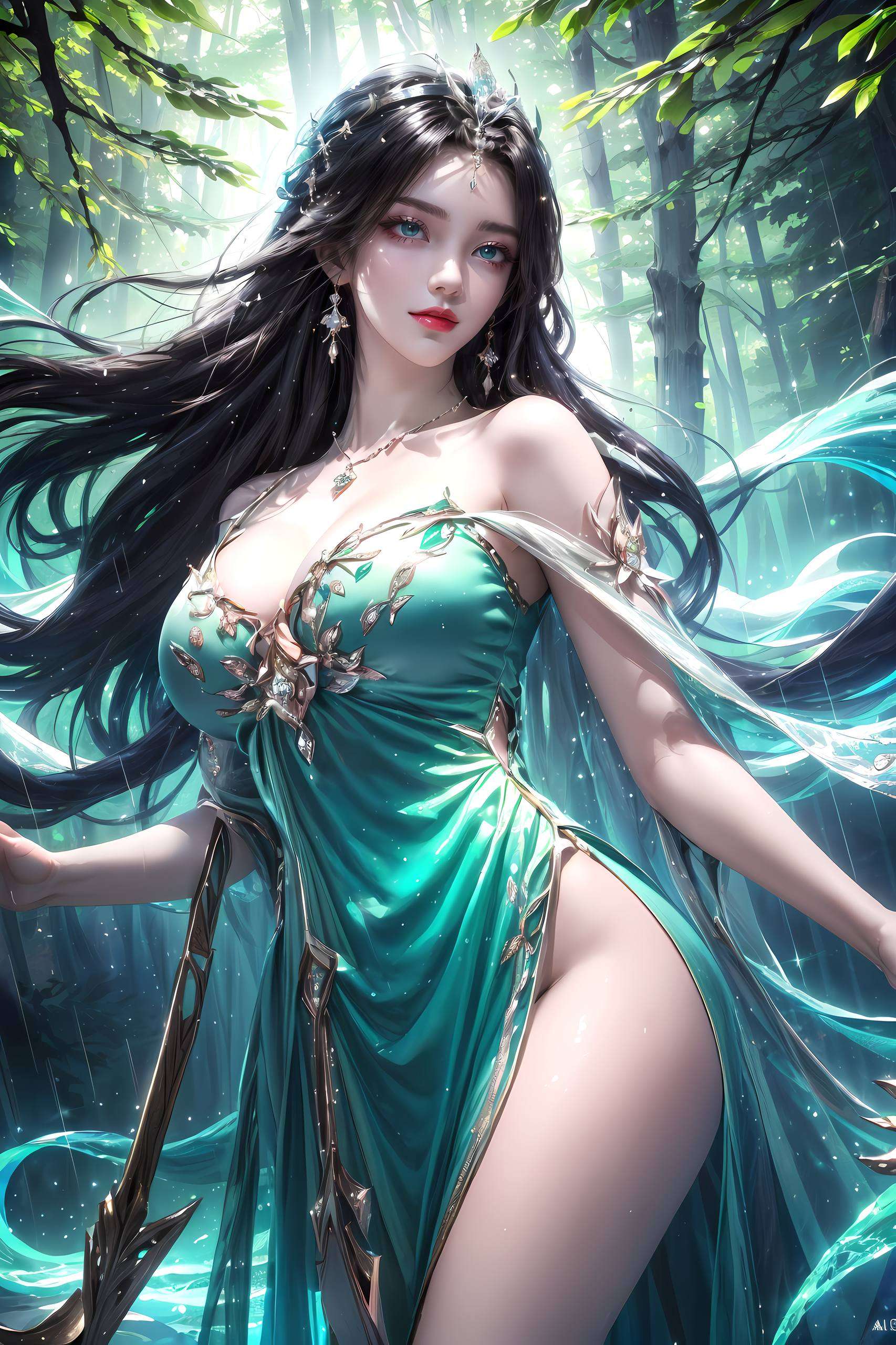 每一帧都是完美世界的缩影这幅柳神手办模型高清壁纸