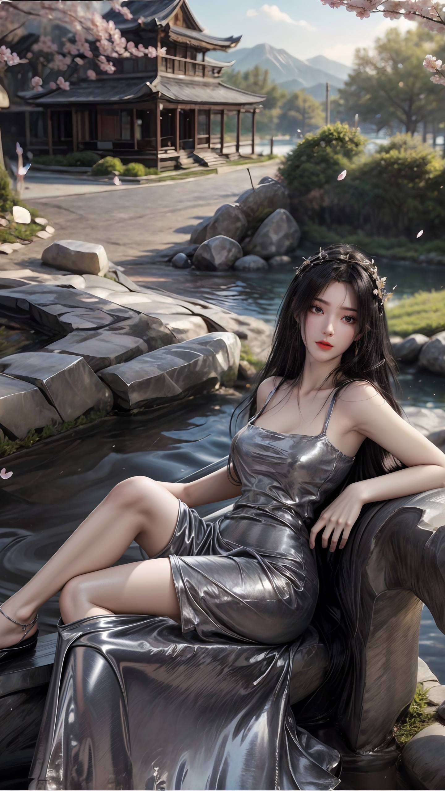 在这里国漫美女的柔情与玄幻元素相融