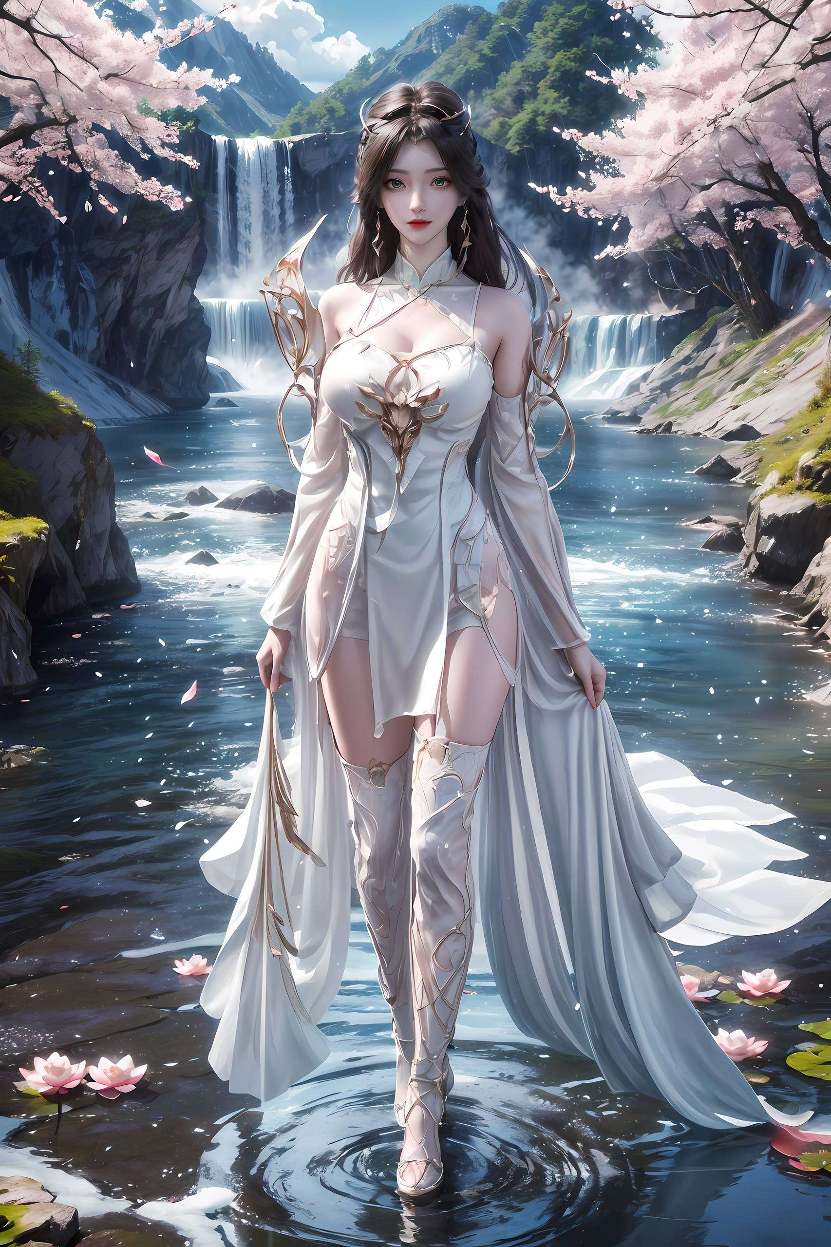 每一张都是国漫女神的完美呈现荒天帝挥剑斩破苍穹