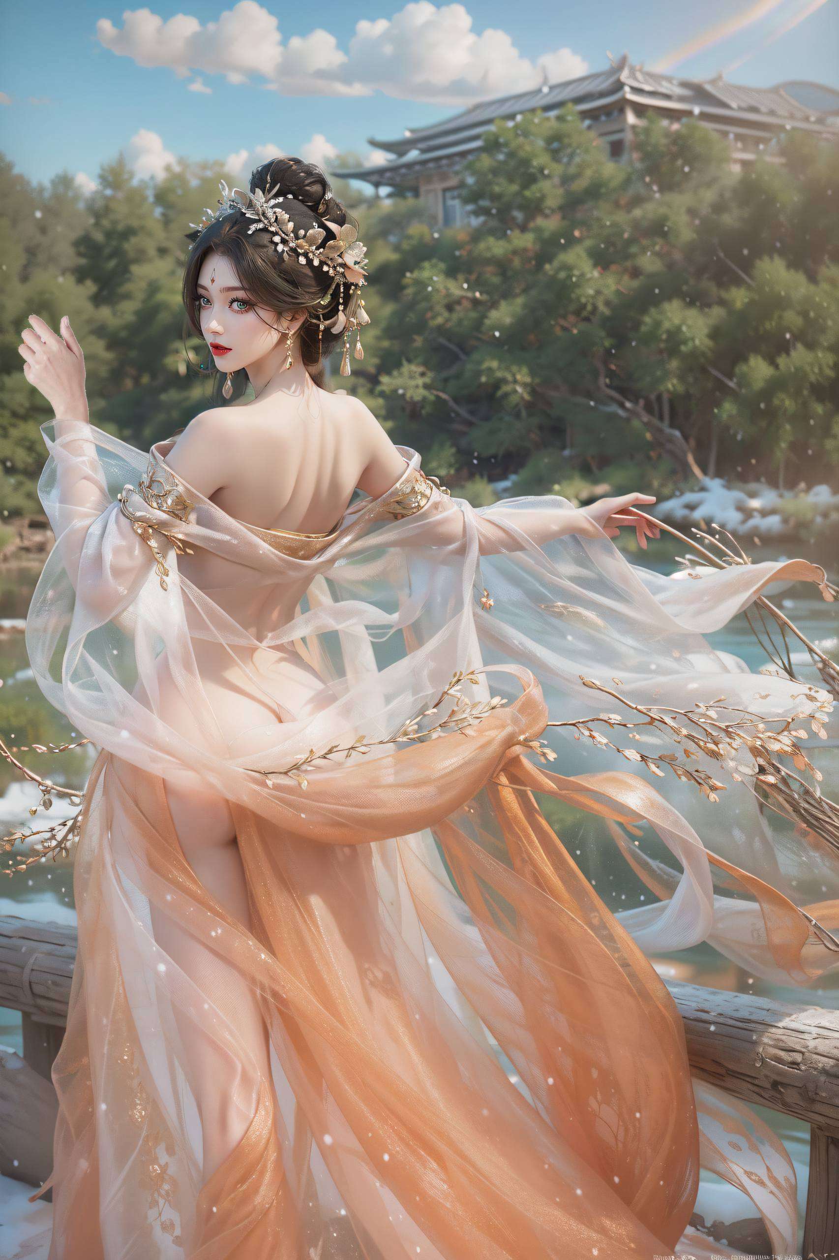 让我们一起领略这位国漫女神的无限风光吧！柳神的身影犹如一抹清新脱俗的风景