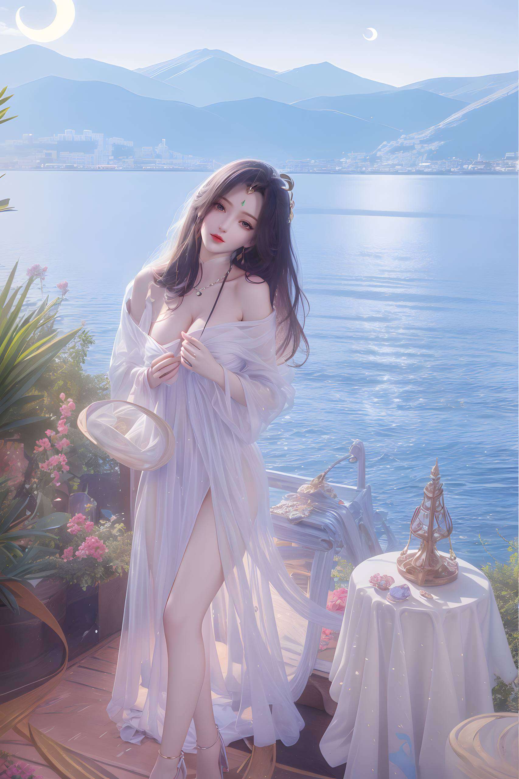 在绚烂的动漫世界里她的美丽