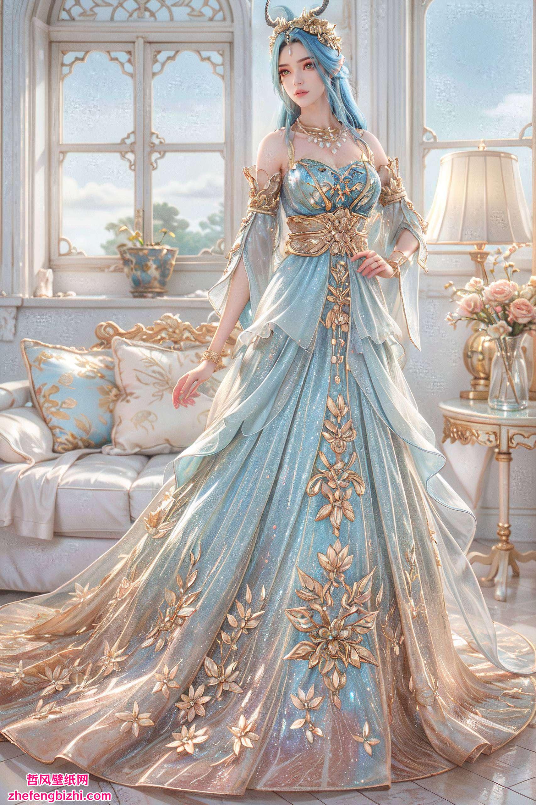 不仅美得让人心动有着清澈如水的眼神和飘逸的长发