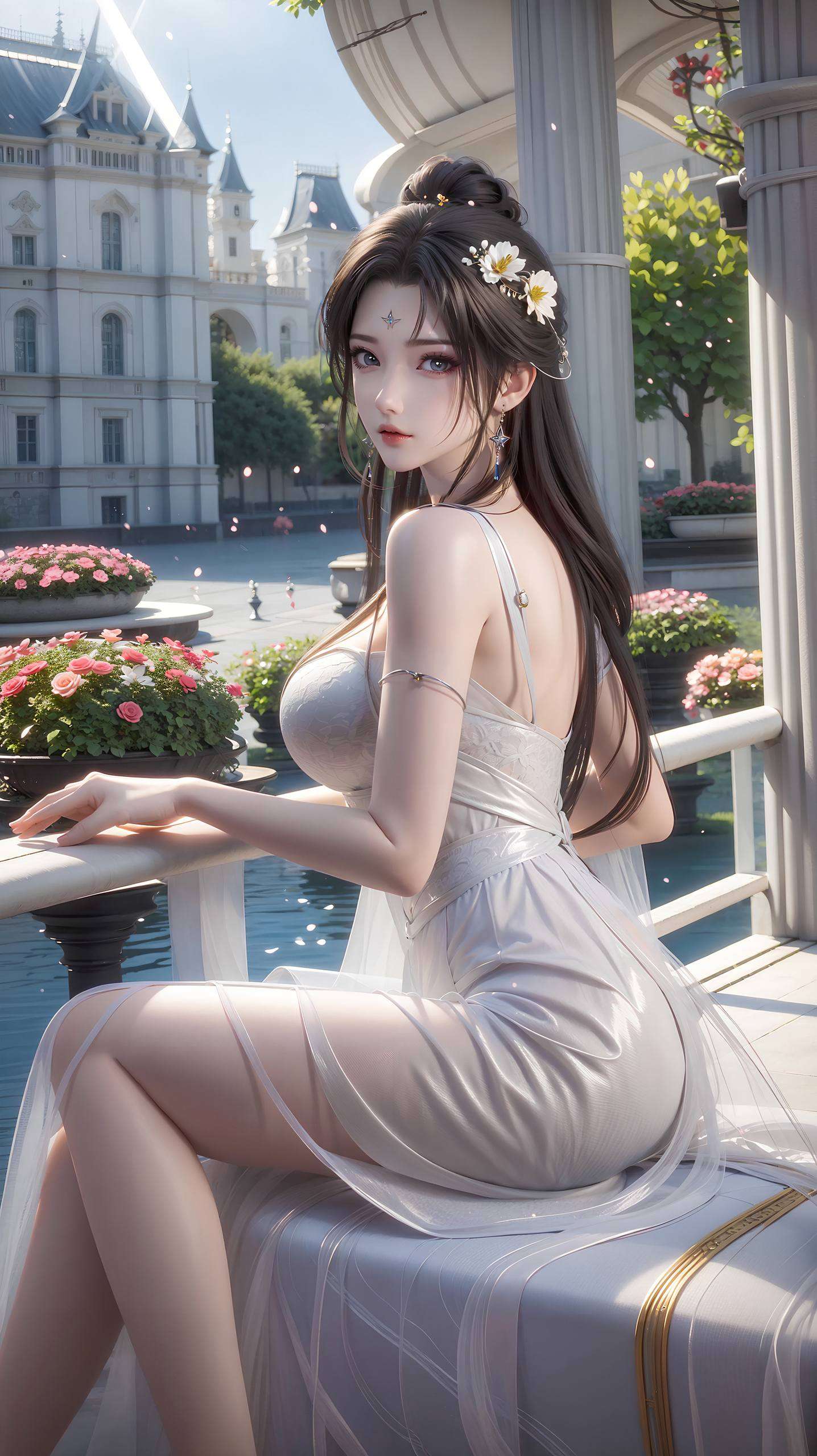 不仅有着清丽的容颜还有着让人眼前一亮的玄幻气质