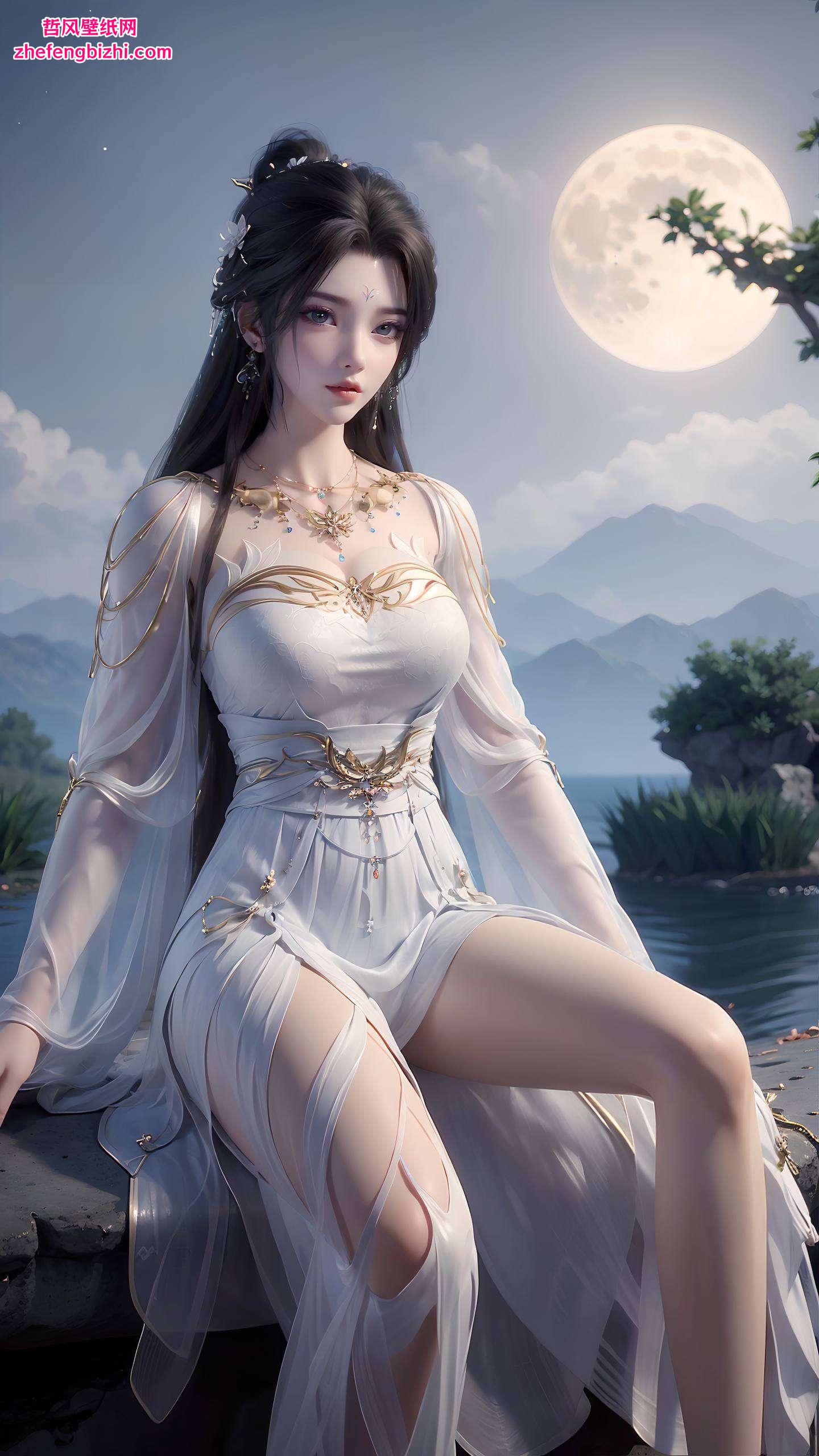 那双闪着光的眼睛仿佛能看透一切快来感受国漫美女的魅力吧