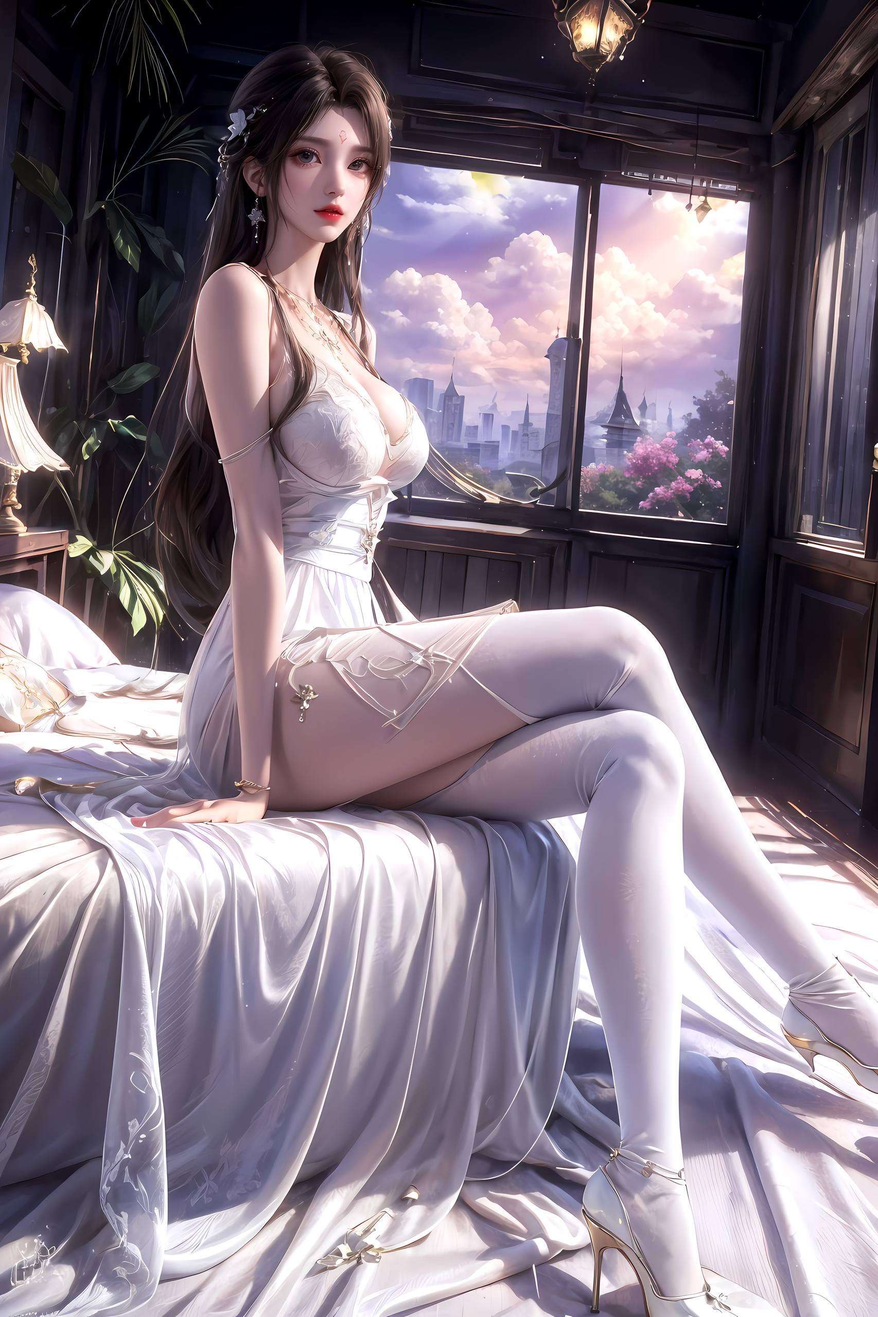每一次转动鼠标让人在国漫女神的柔美中