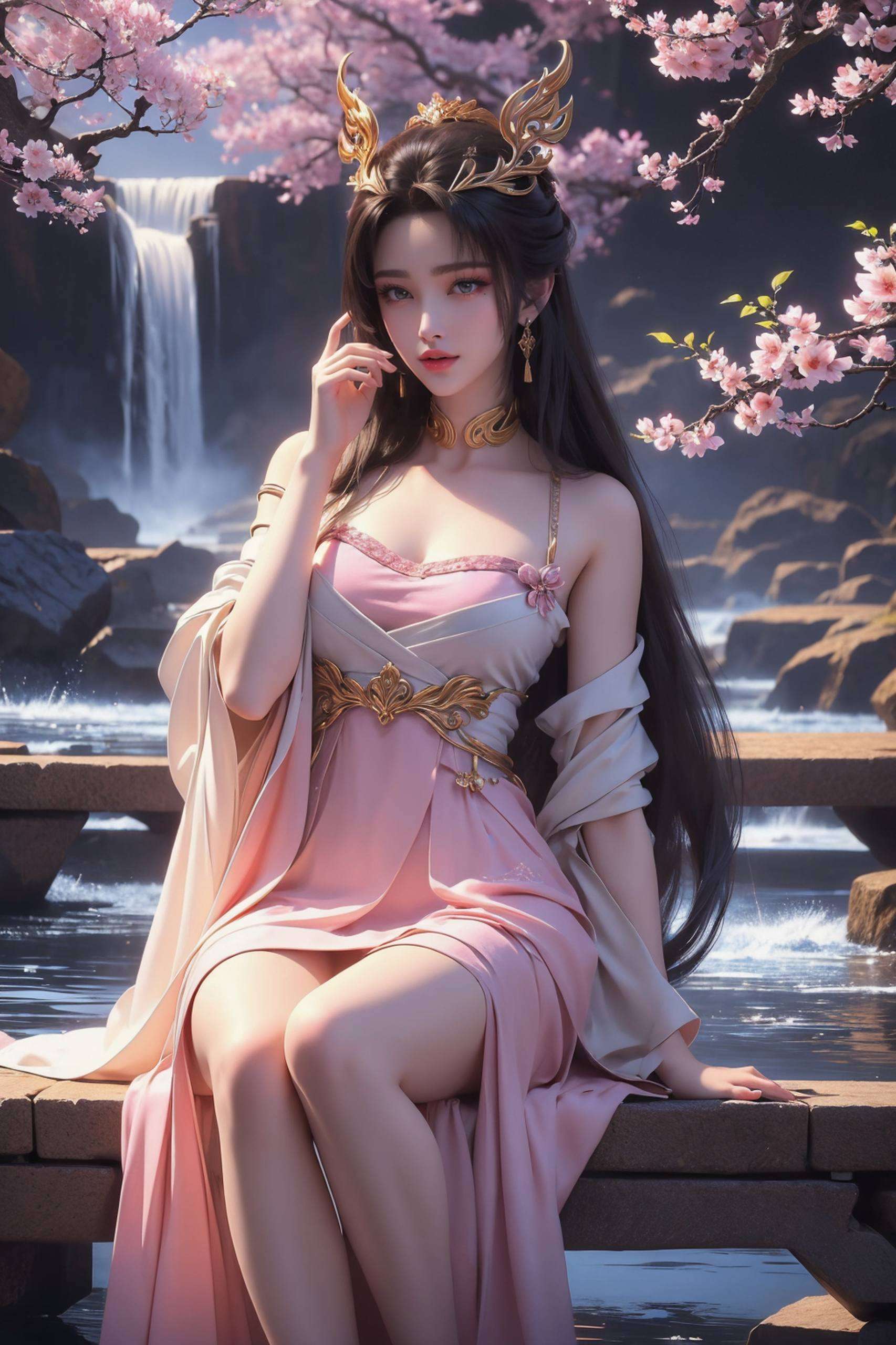 她的每一次眨眼让完美世界的风采