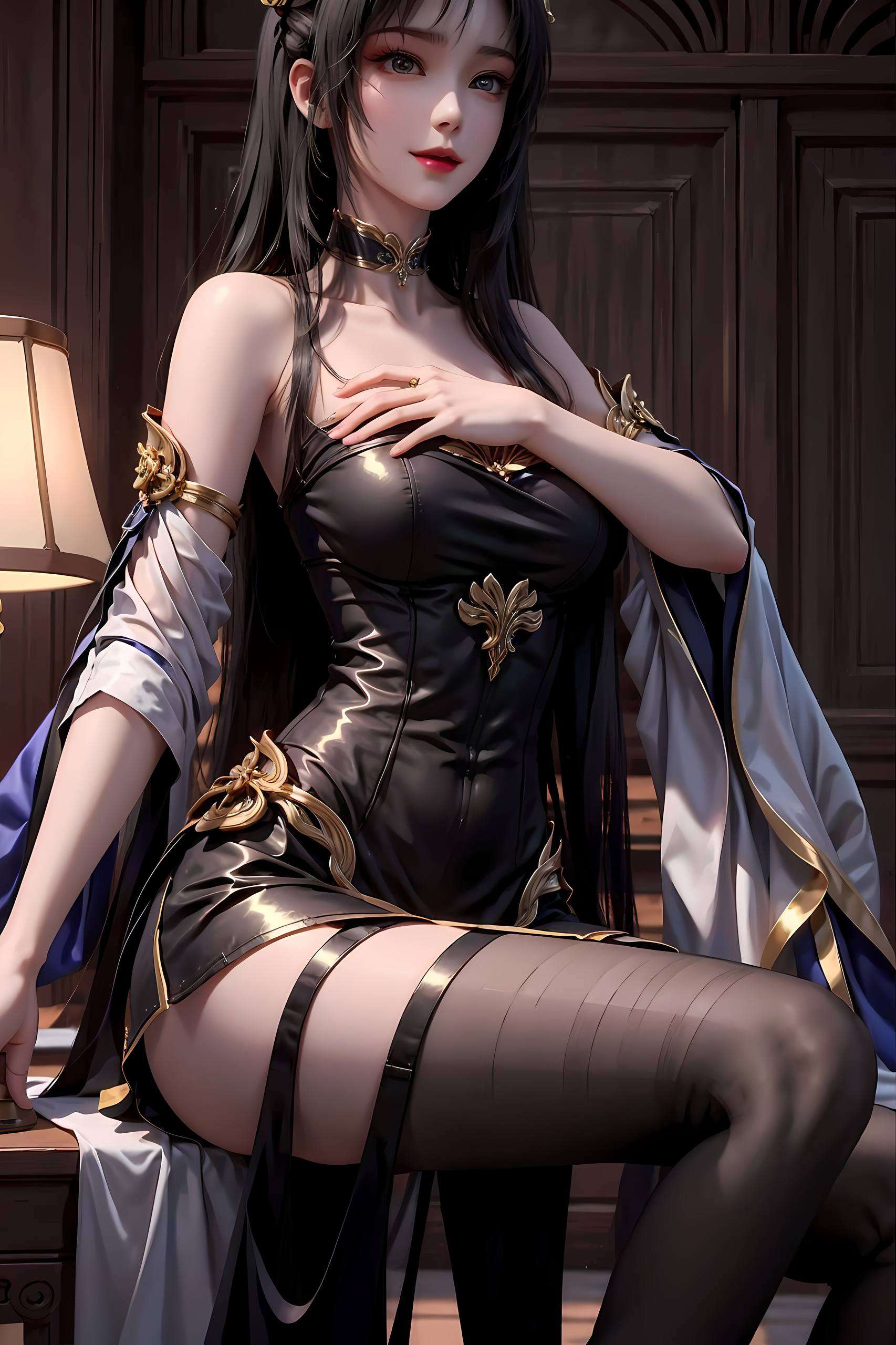 还是动漫里的绝世美女她的每一次眨眼