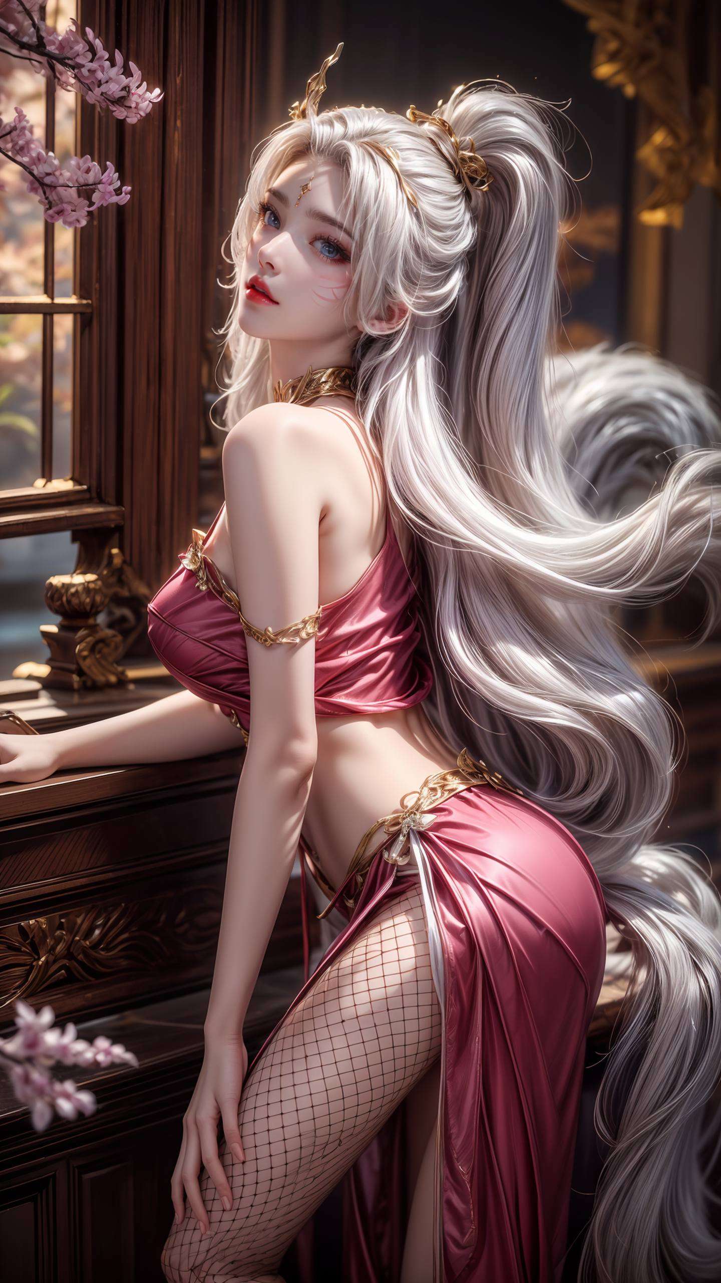 各位看官她可是正宗的天狐仙子