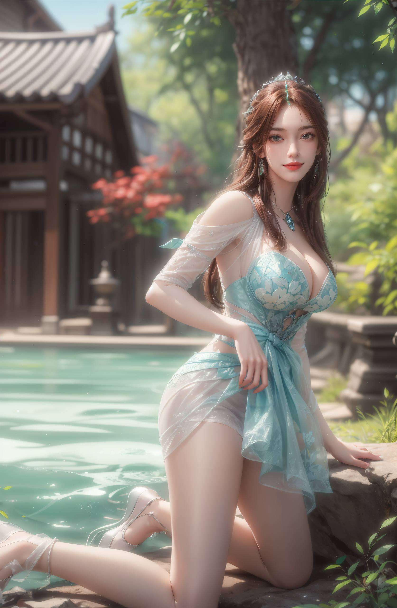 她的美丽成为了我创作灵感的源泉这一幅叶倾仙高清壁纸