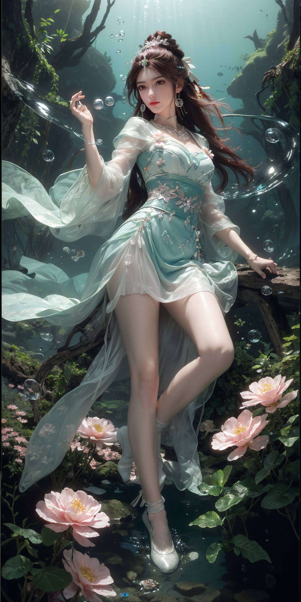 动漫美女的倩影成就了这场视觉盛宴