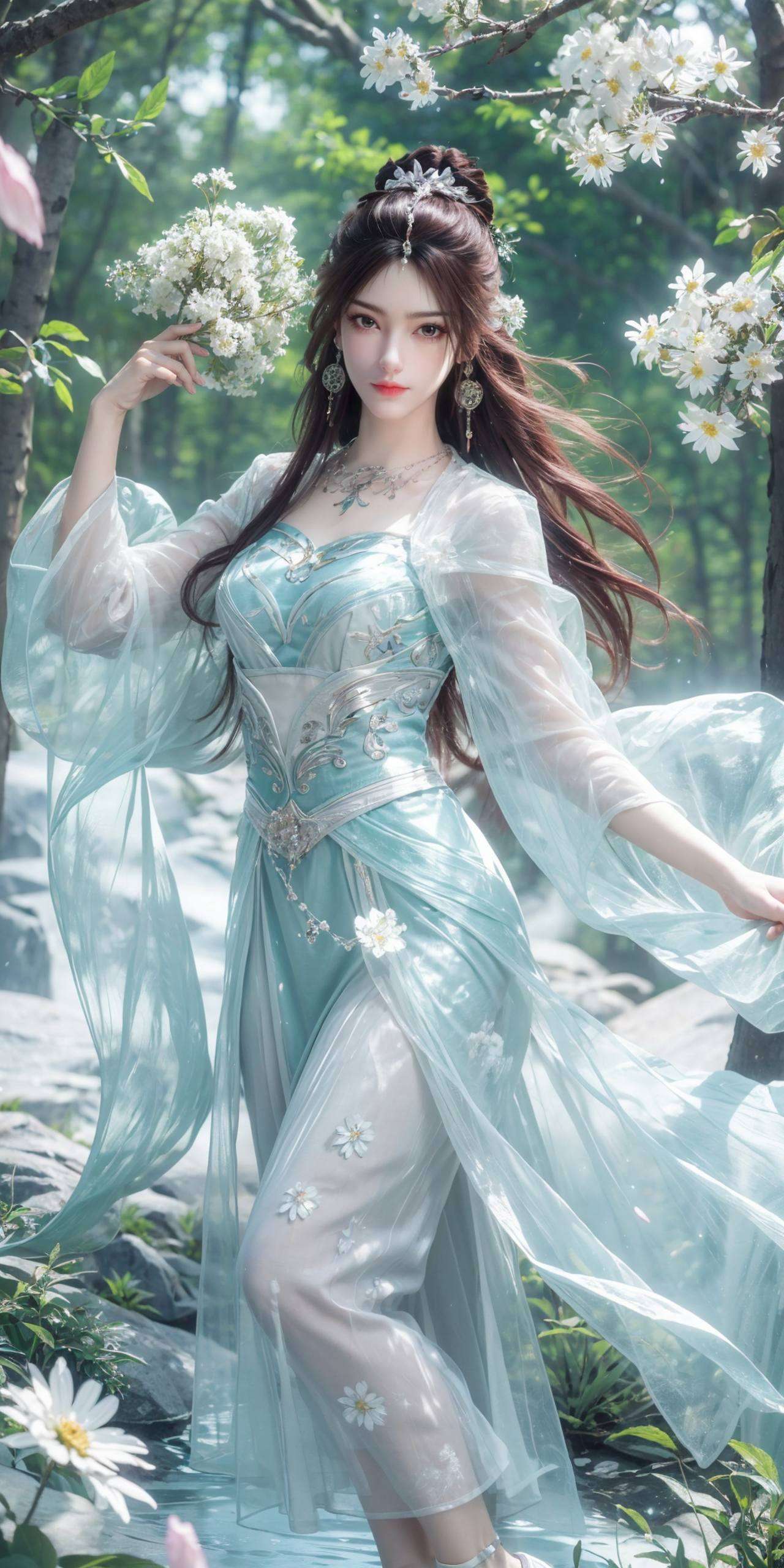 叶倾仙不仅拥有令人窒息的容颜