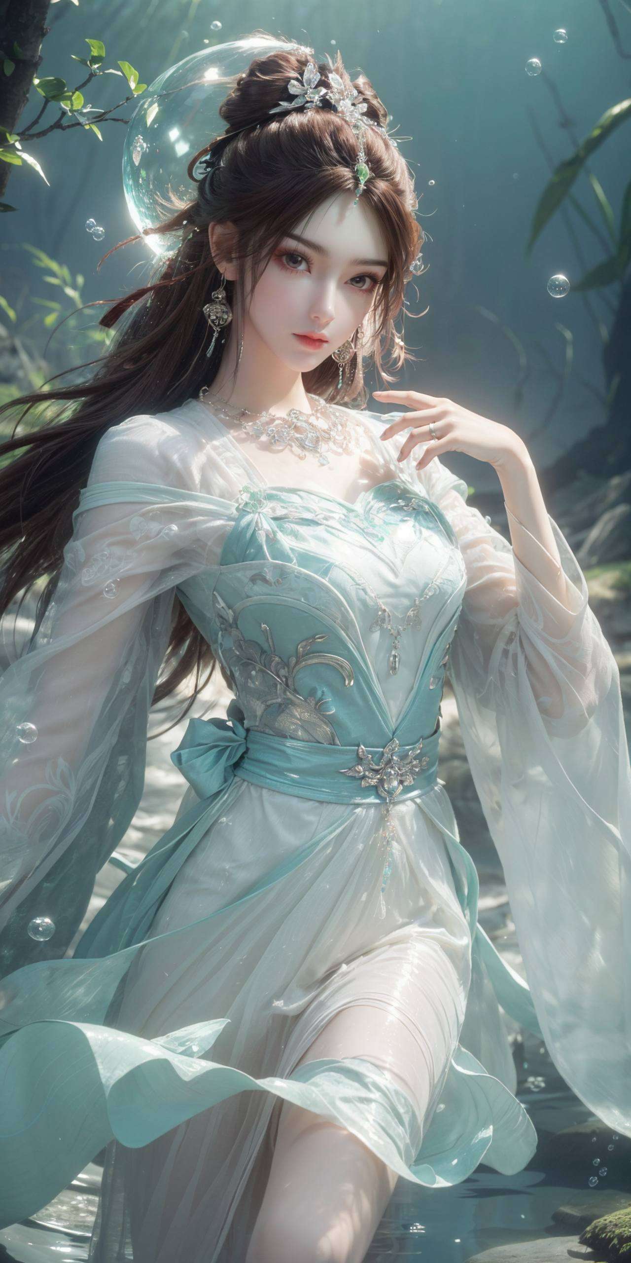 全屏壁纸上动漫美女的魅力