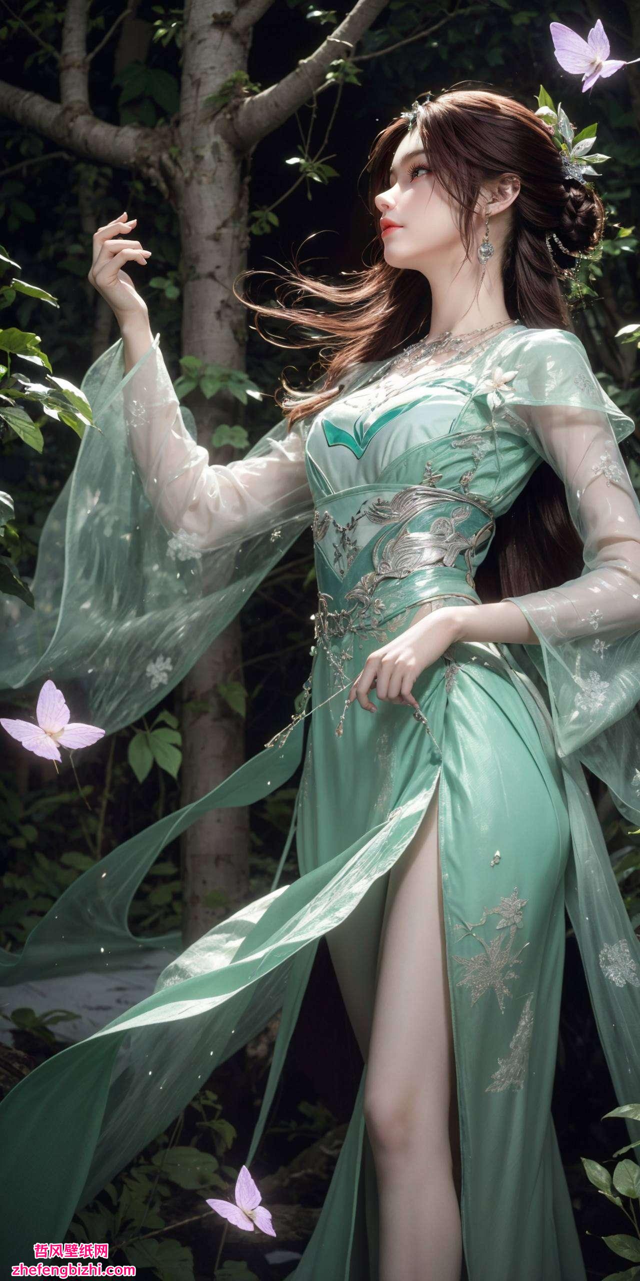 她的电脑壁纸横屏仿佛把玄幻世界的魅力直接搬到了你的桌面
