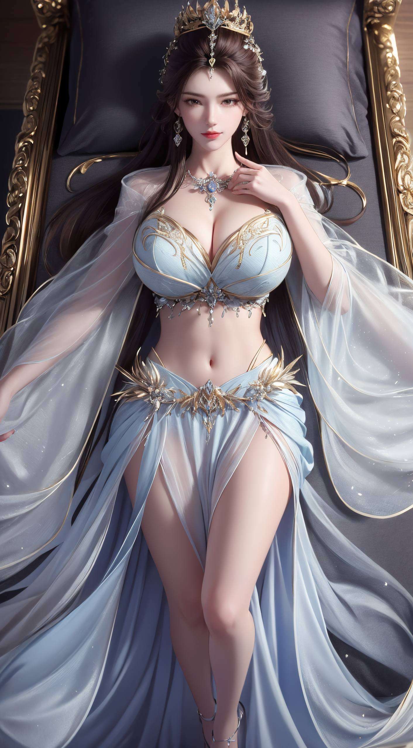 还有点小调皮呢！看看这张美女叶倾仙的动漫壁纸是不是瞬间被她的魅力征服了呢？快来收藏吧