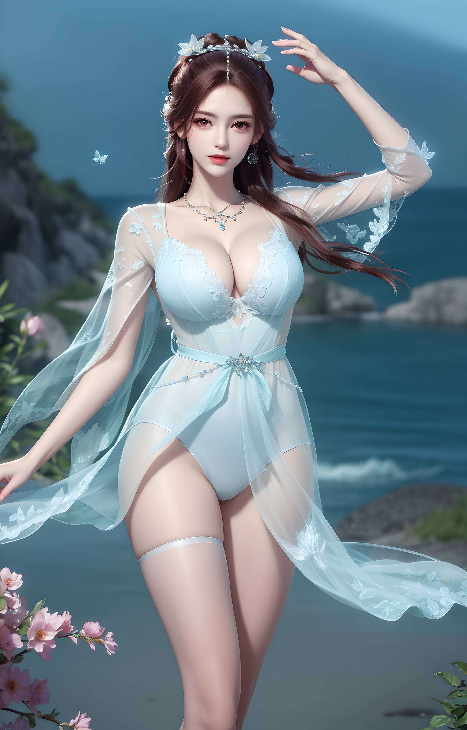 她婉约的美每一次cosplay的瞬间