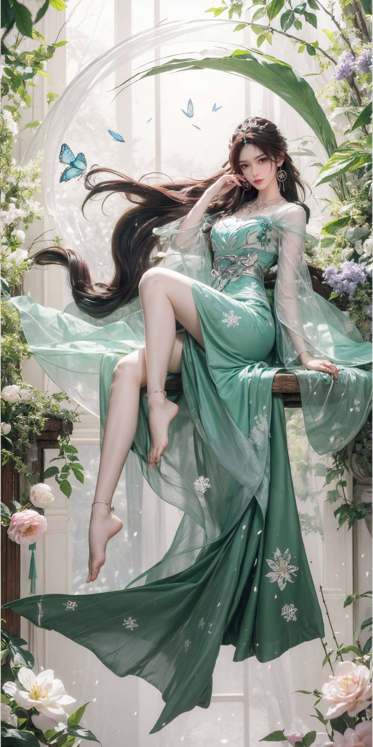 各位小可爱们！🌟今天要给大家介绍一位国漫界的绝世美女——来自《完美世界》的叶倾仙哦！😍这位女神不仅美得让人心动还有着不食人间烟火的气质