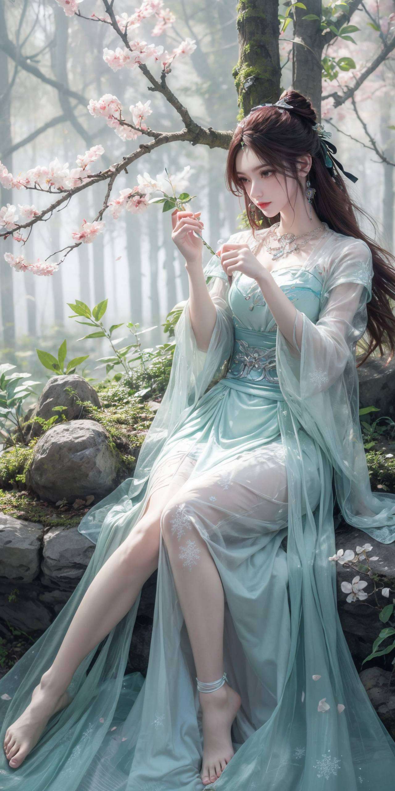 她是那抹最亮丽的色彩她的身影