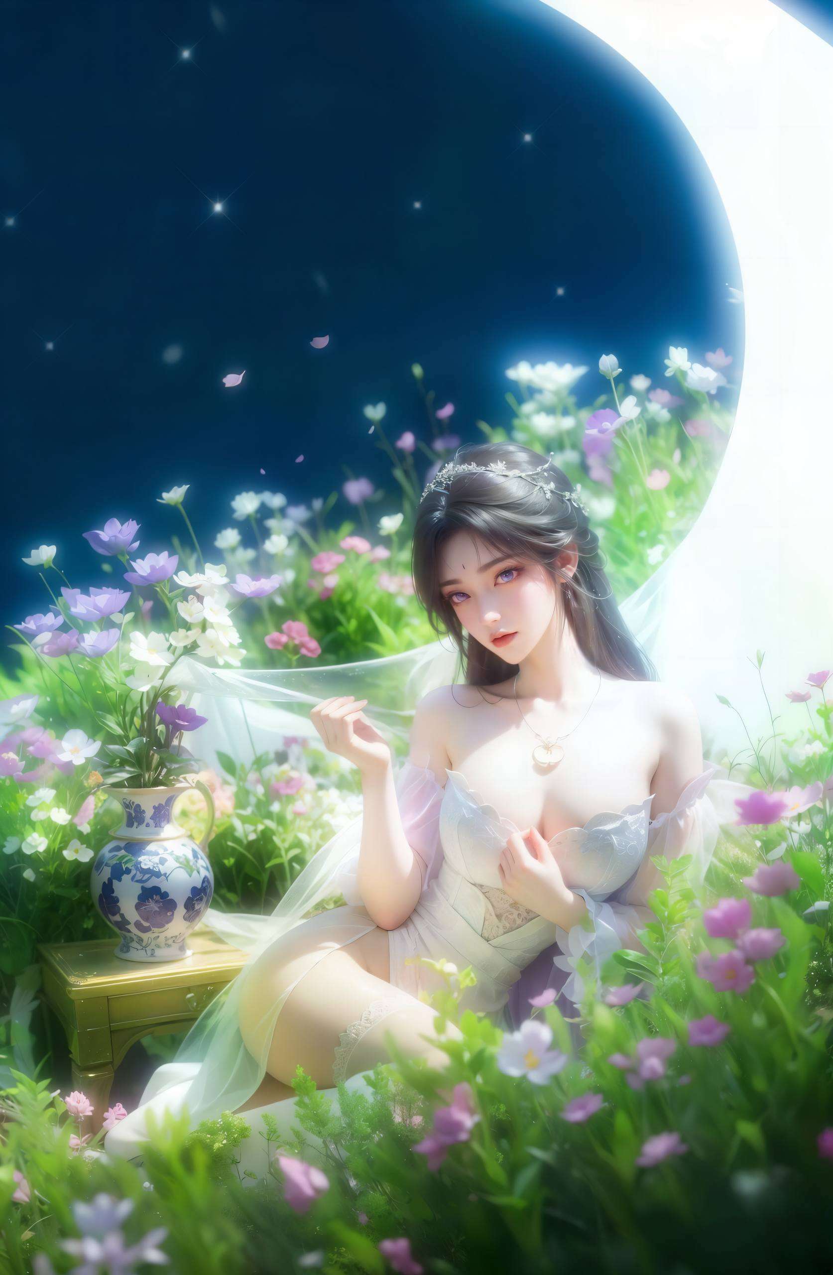 成为了无数粉丝心中的完美女神婉约如诗