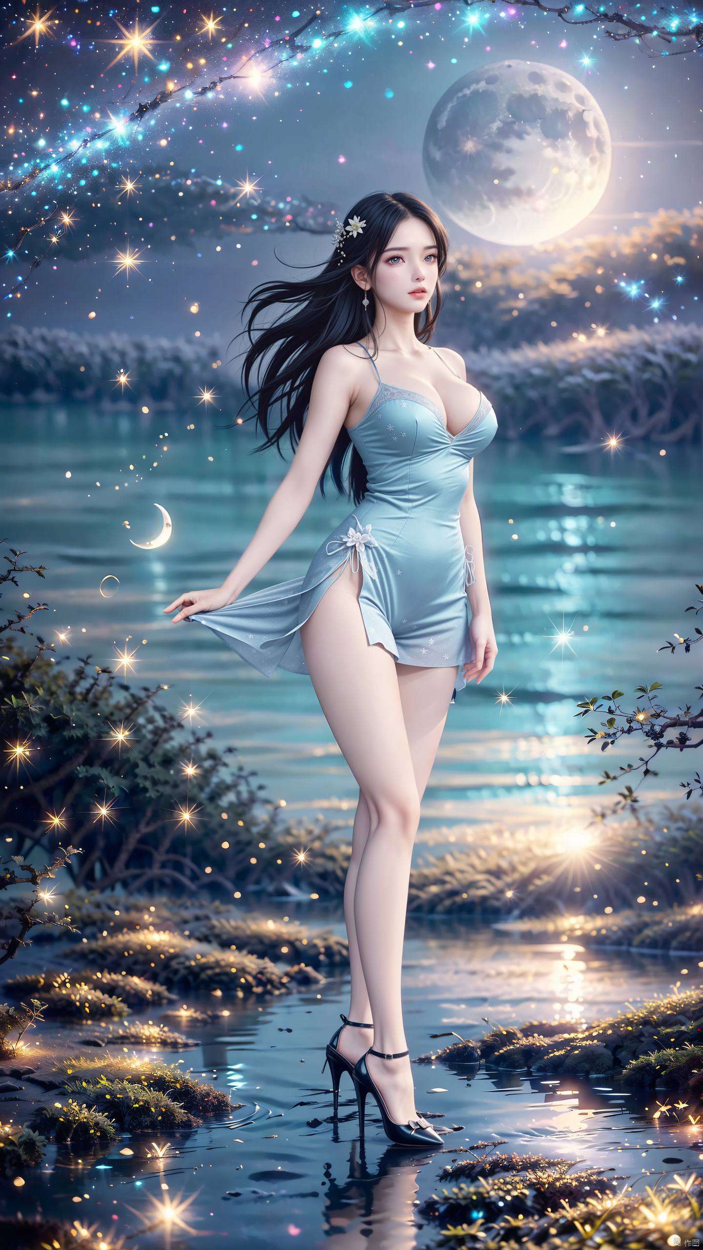 月婵如同一抹清辉每当看到月婵动态壁纸上的她
