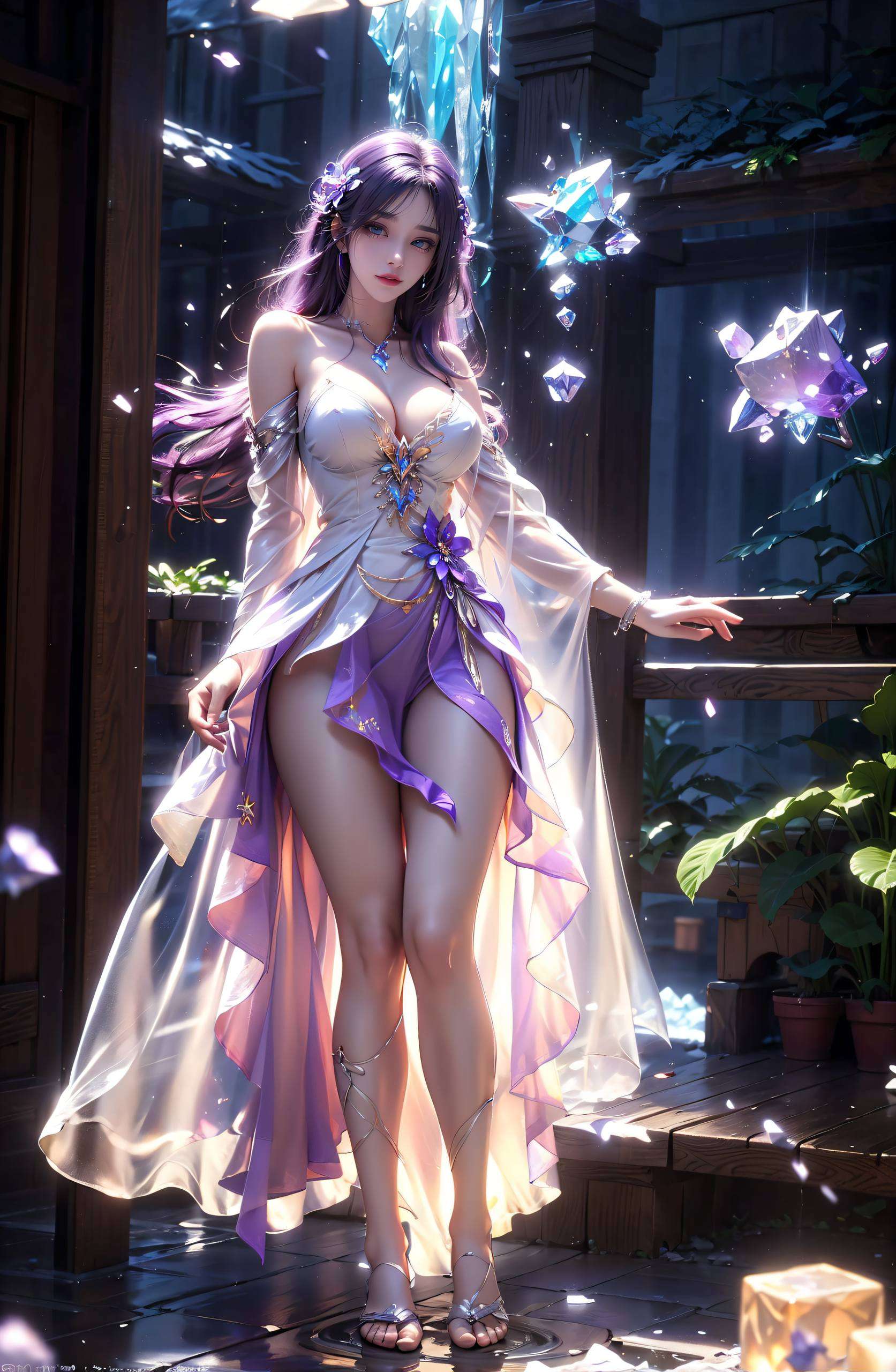 展现动漫女神的灵动风姿云曦现代壁纸高清