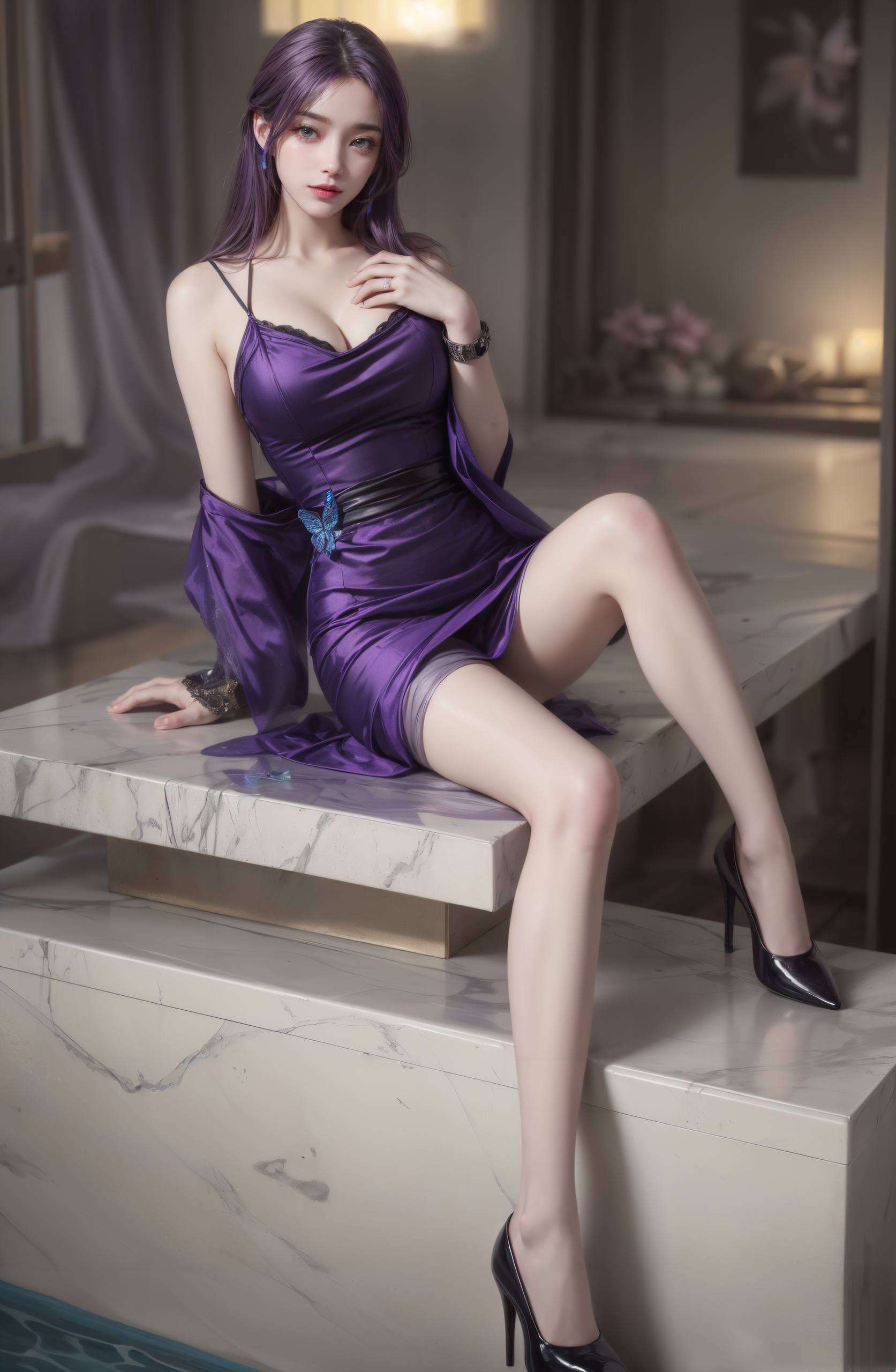 将国漫女神的柔美风华完美呈现以其精致的像素和深邃的玄幻色彩