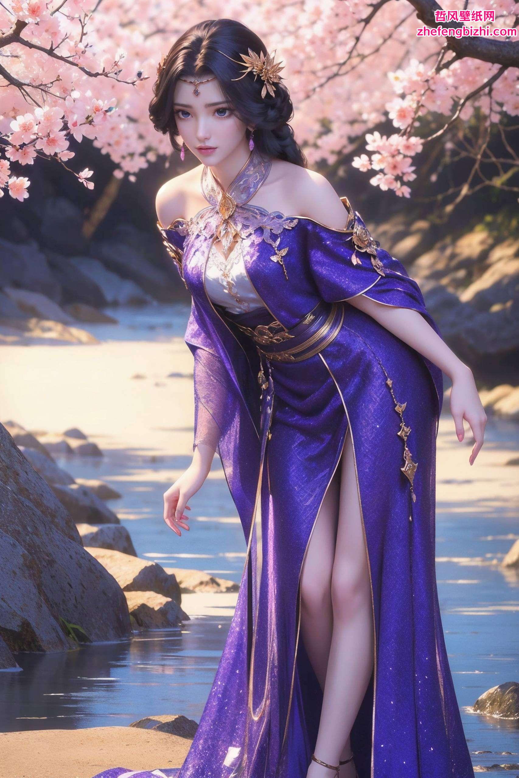化作国漫壁纸上的绝美风景都能感受到唯美与浪漫的交融