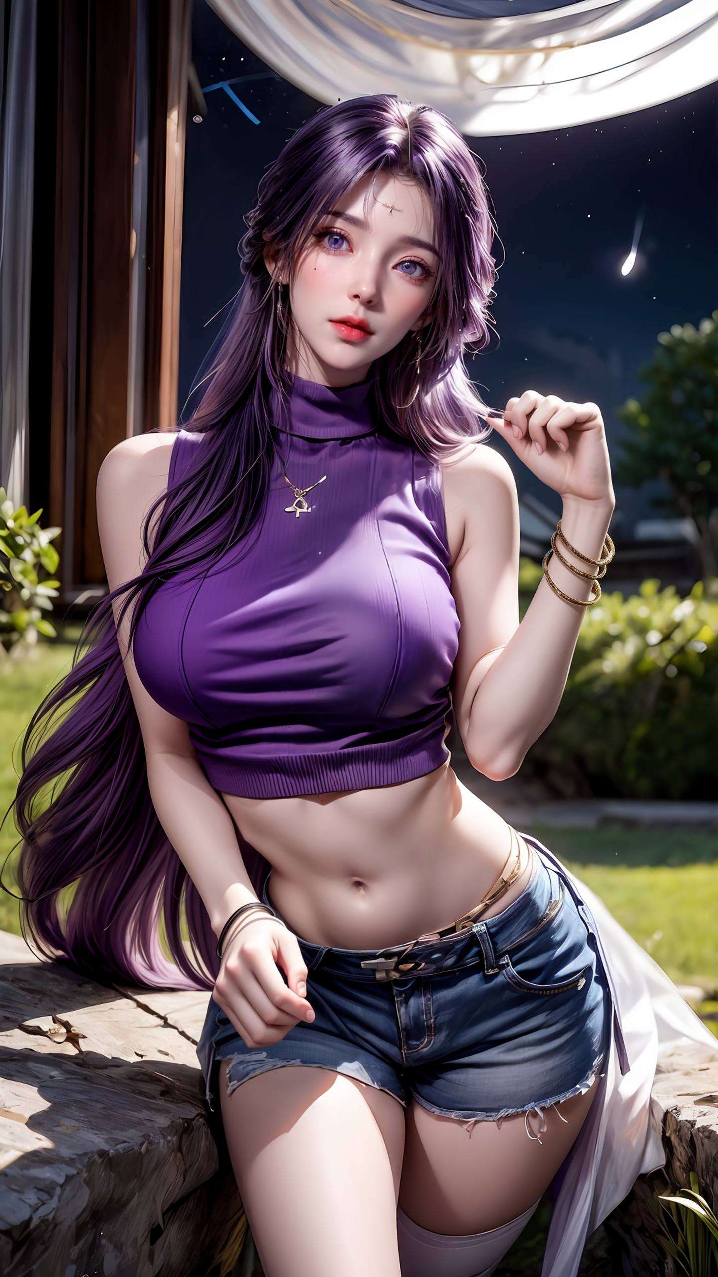 融合了国漫的独特韵味与古风的细腻笔触这款壁纸以华美的服饰、飘逸的发型和深邃的眼神