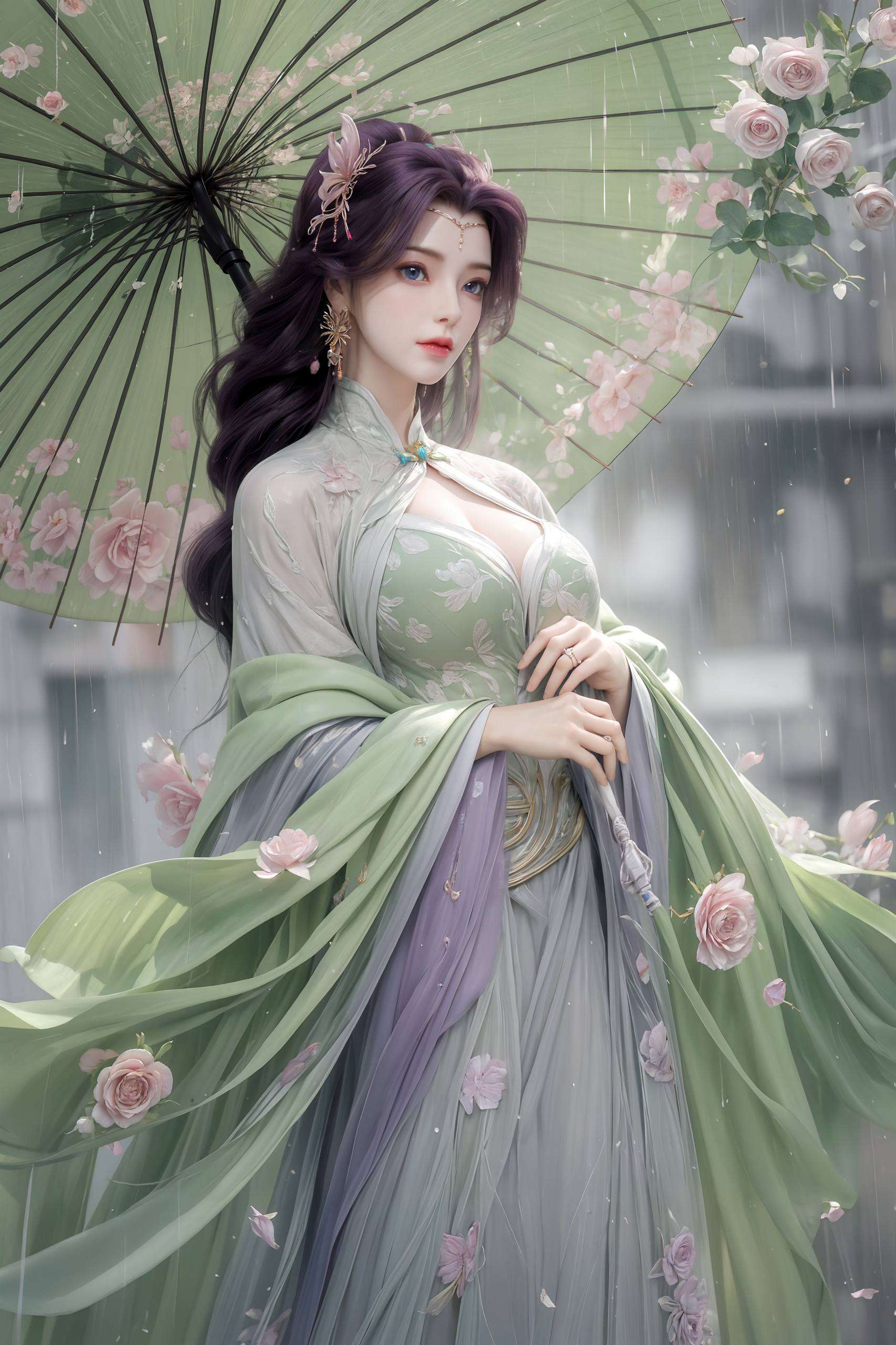 还免费分享哦！快来感受这份来自国漫女神的视觉盛宴吧！你的电脑屏幕上展现出云曦那迷人的眼神和飘逸的裙摆