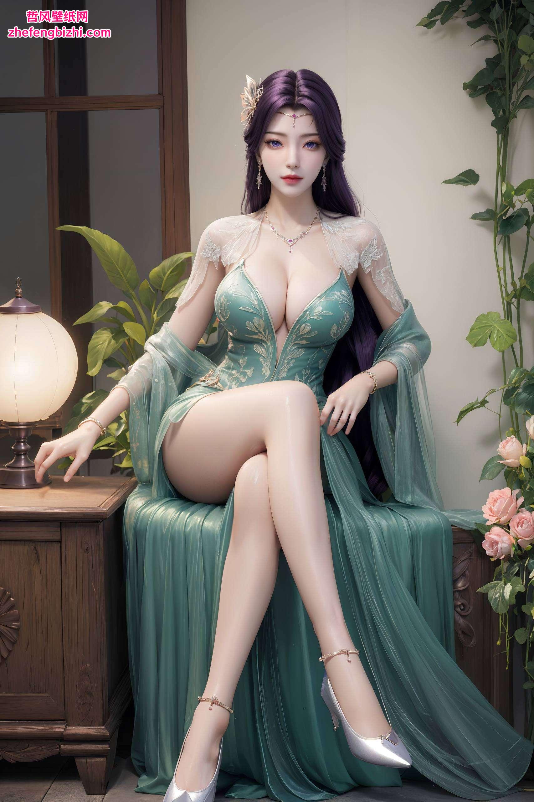让你的电脑屏幕也能成为她的舞台！别看她温柔似水让你的电脑瞬间变身完美世界！🌟云曦