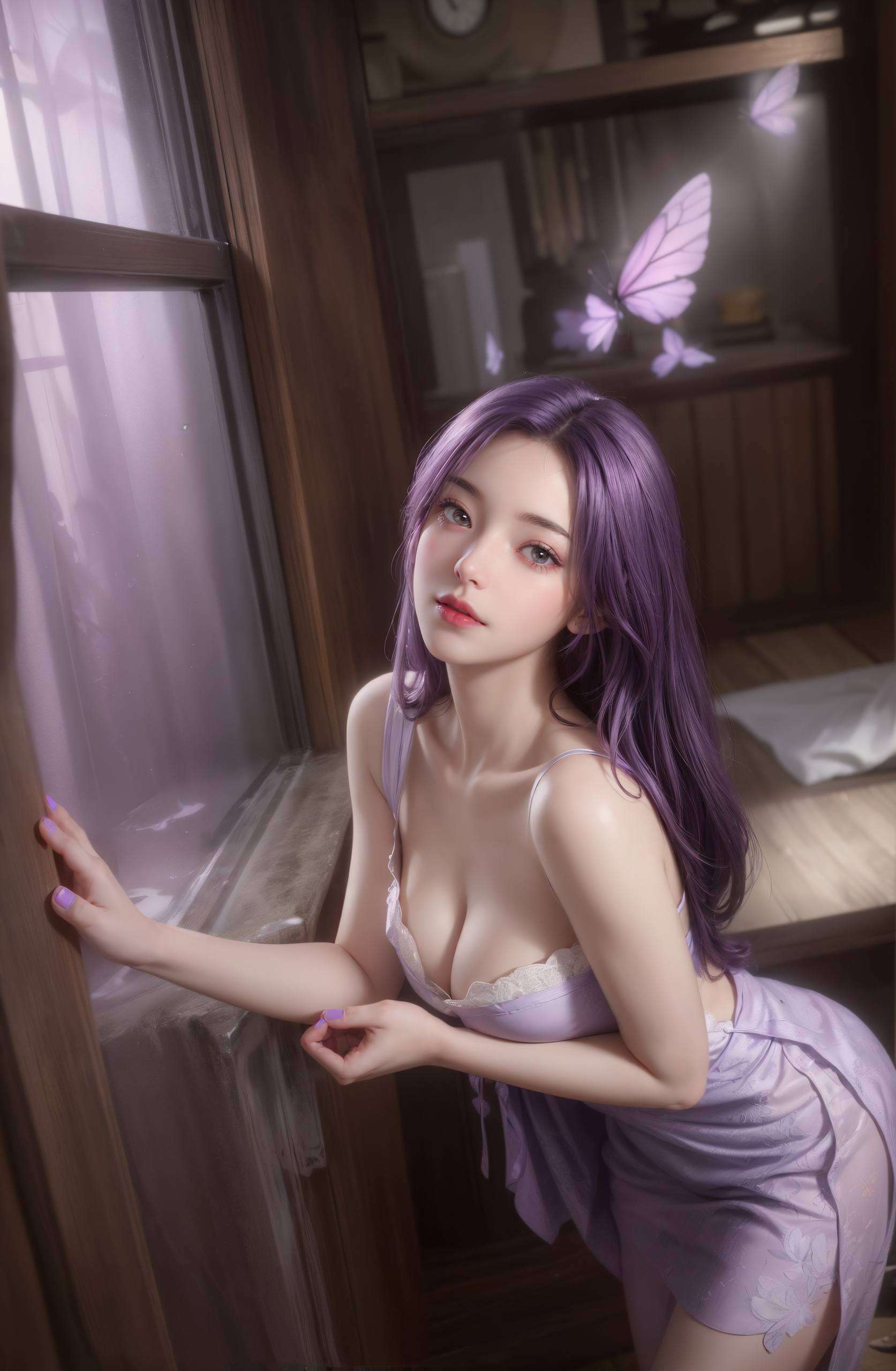 不仅展现了国漫美女的柔美化作这款国漫壁纸的灵魂