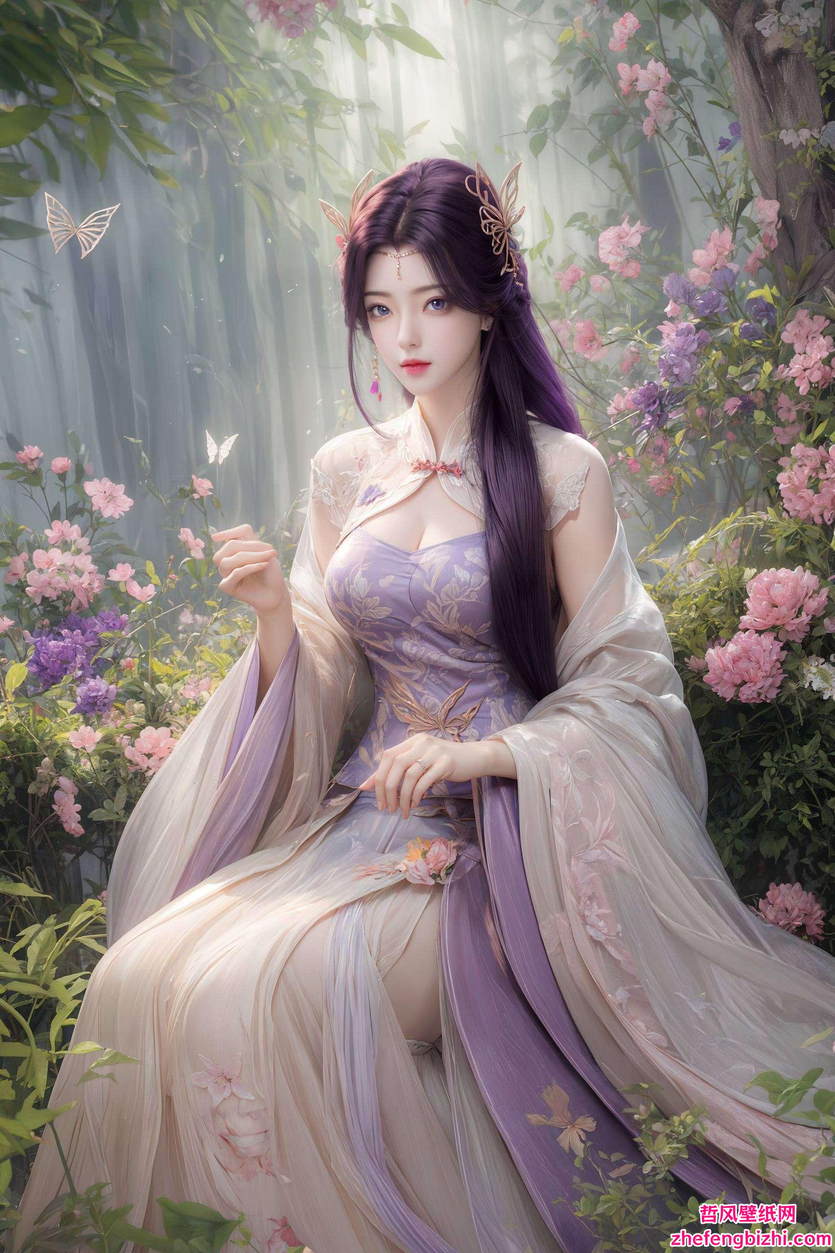 今天给大家带来一份超级福利！这款AI生成的壁纸AIGC还集结了完美世界、国漫女神们的风采
