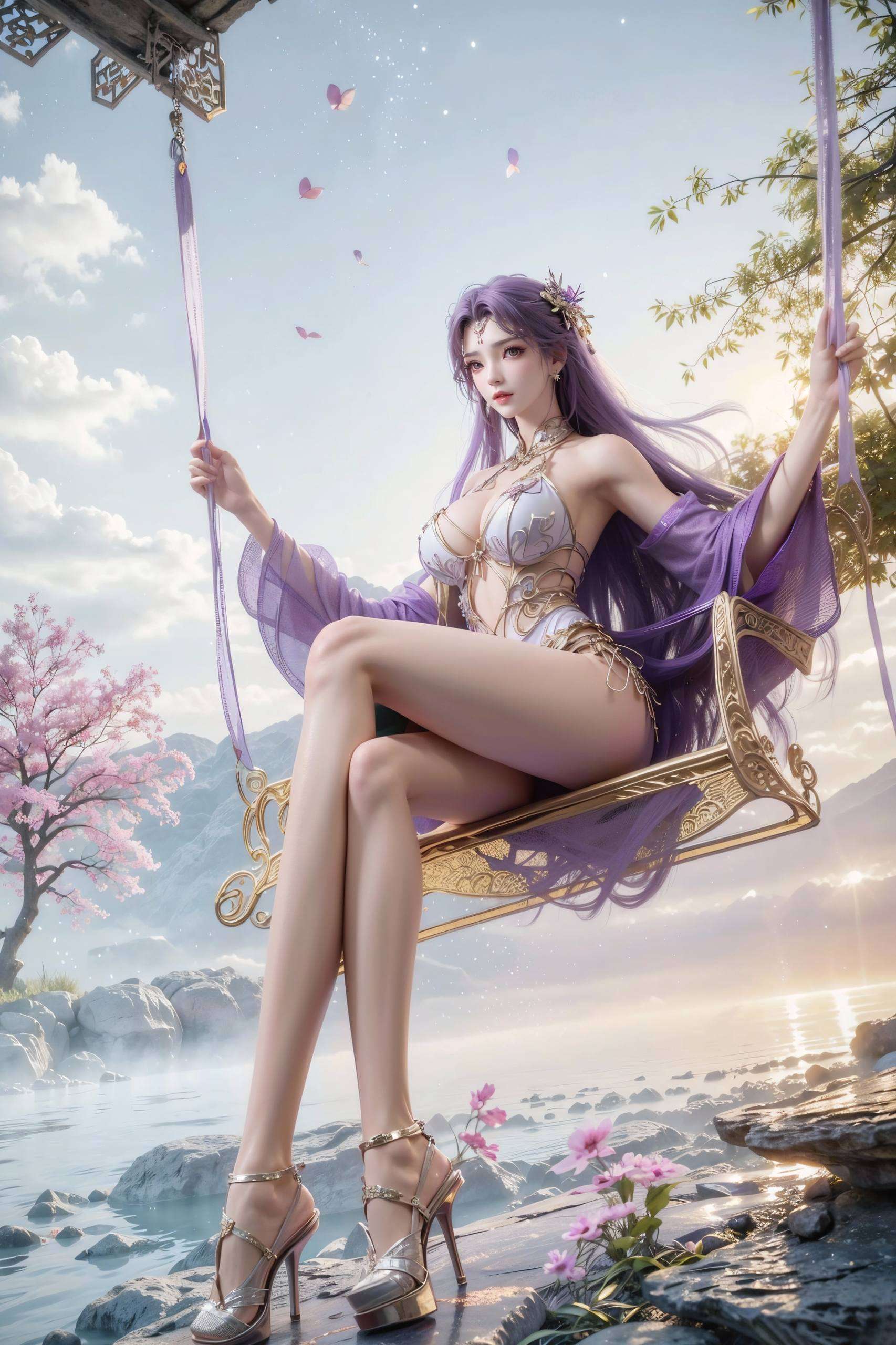 她身着华服是对动漫文化的一次传承
