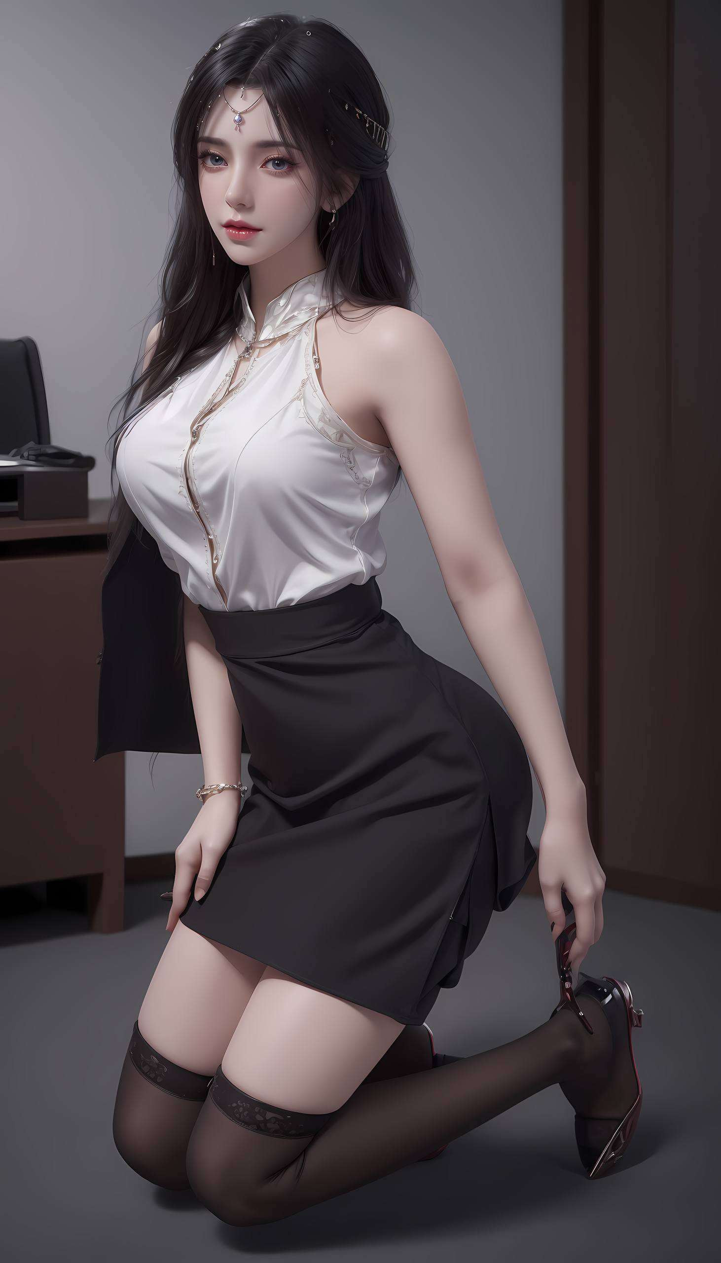 仿佛在告诉你：“我是来自玄幻世界的女神是不是让你的电脑桌面瞬间焕发了生机？在这免费的壁纸分享中