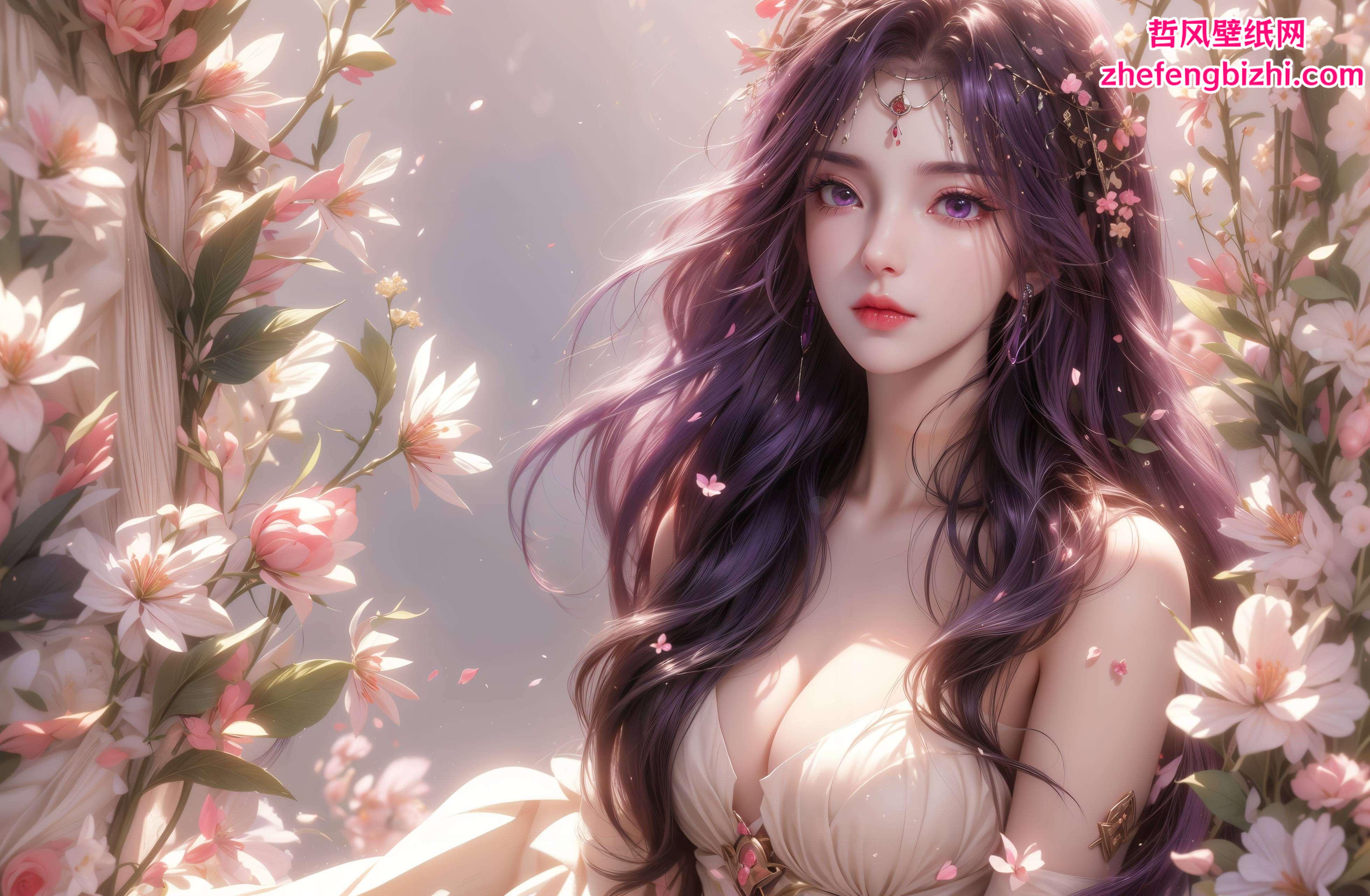 她的壁纸高清大图如同国漫的璀璨星辰