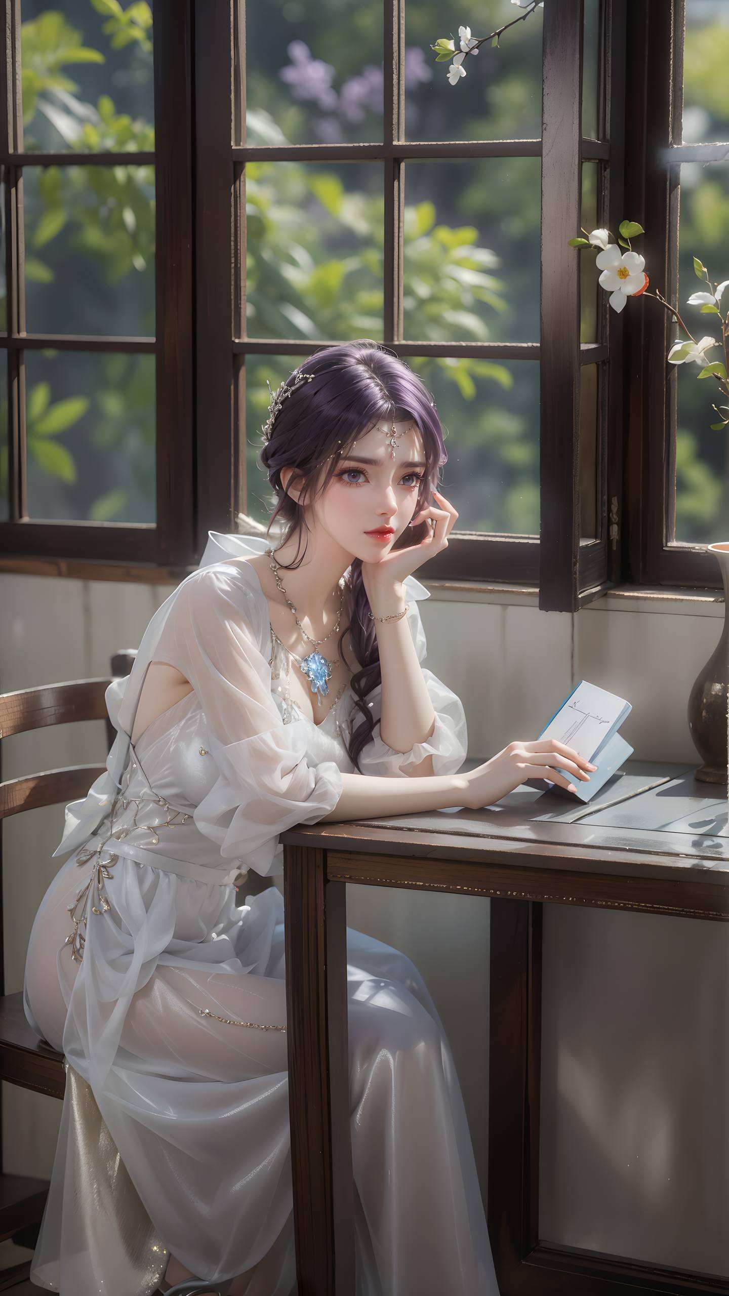 不仅拥有完美世界的气质让这位国漫女神陪伴你的每一天吧！