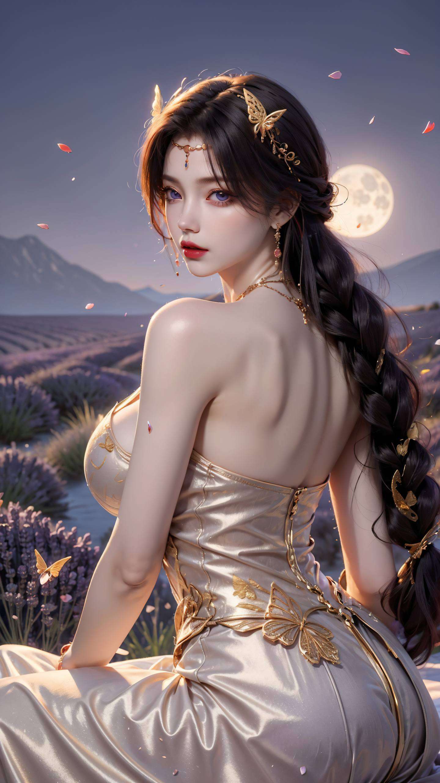 她是国漫中的绝世美女眼神如水