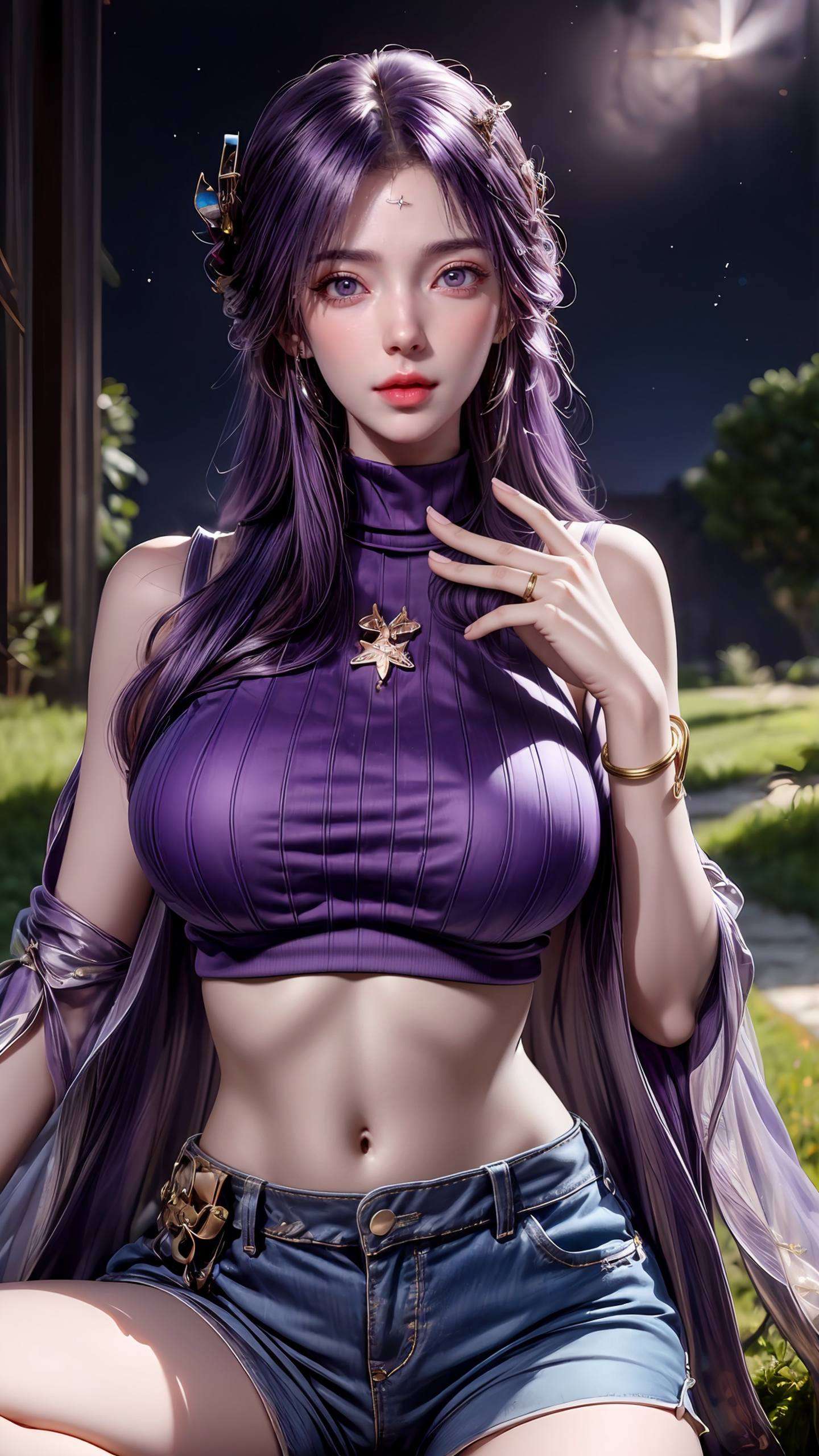 更是将她的美展现得淋漓尽致她那清新脱俗的气质