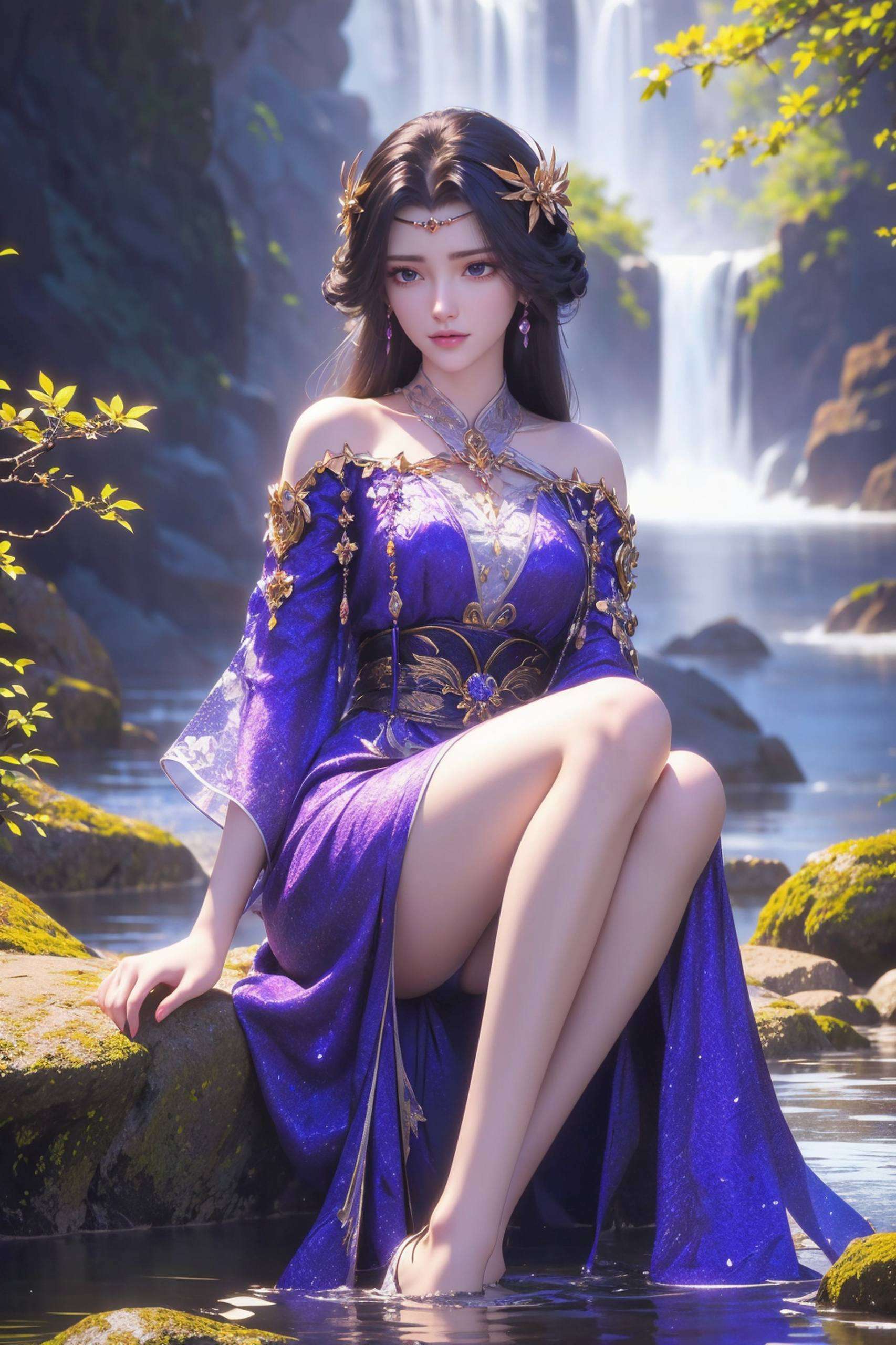 她是国漫中的女神细腻的笔触