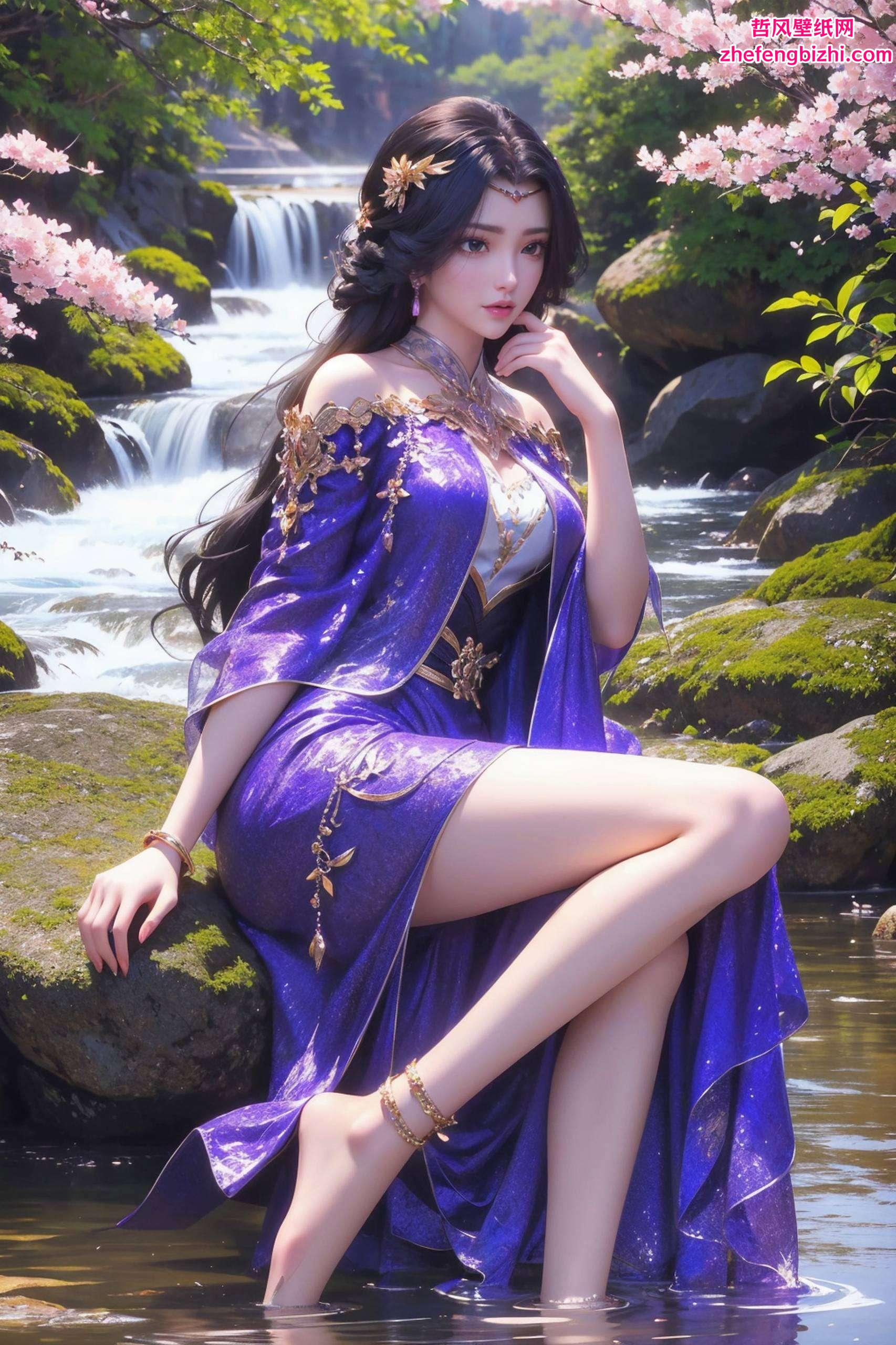 云曦悄悄降临快来把云曦的建模手机壁纸带回家