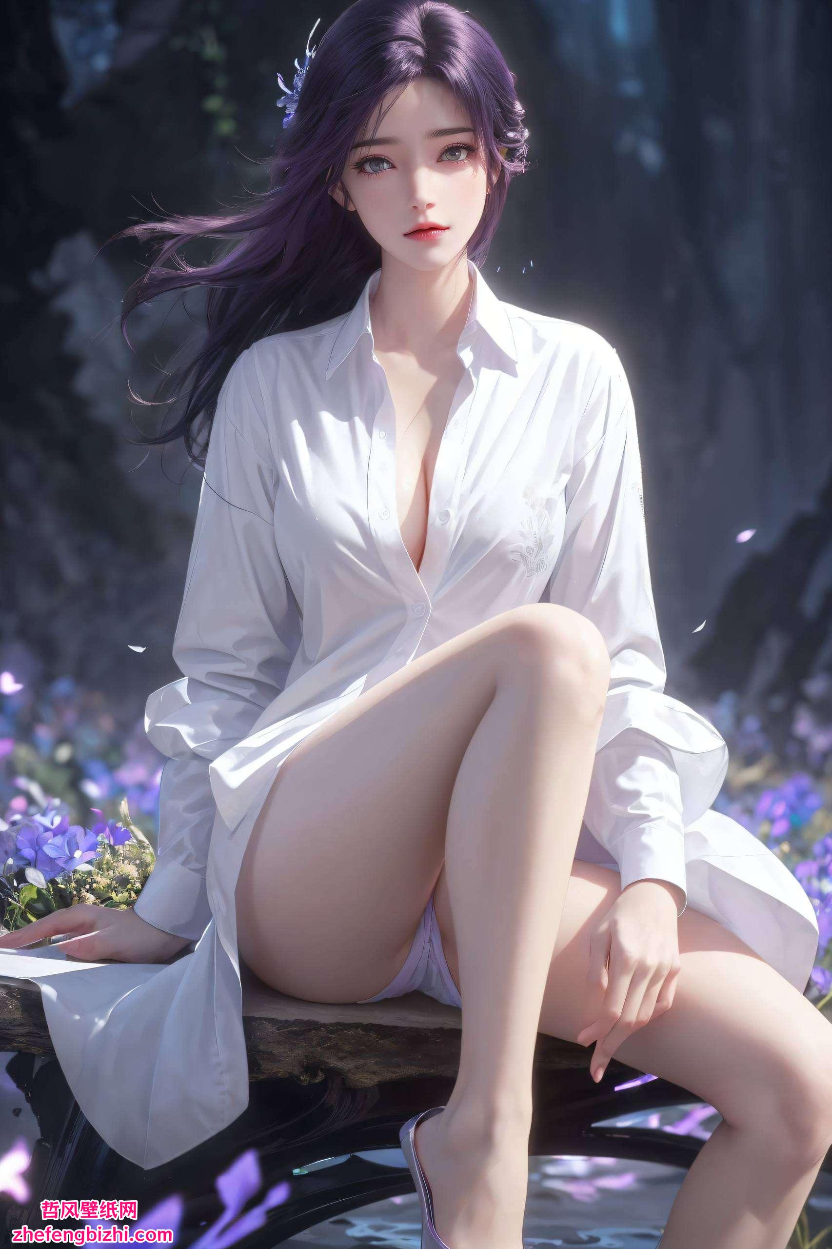 时而温柔如水一袭白衣