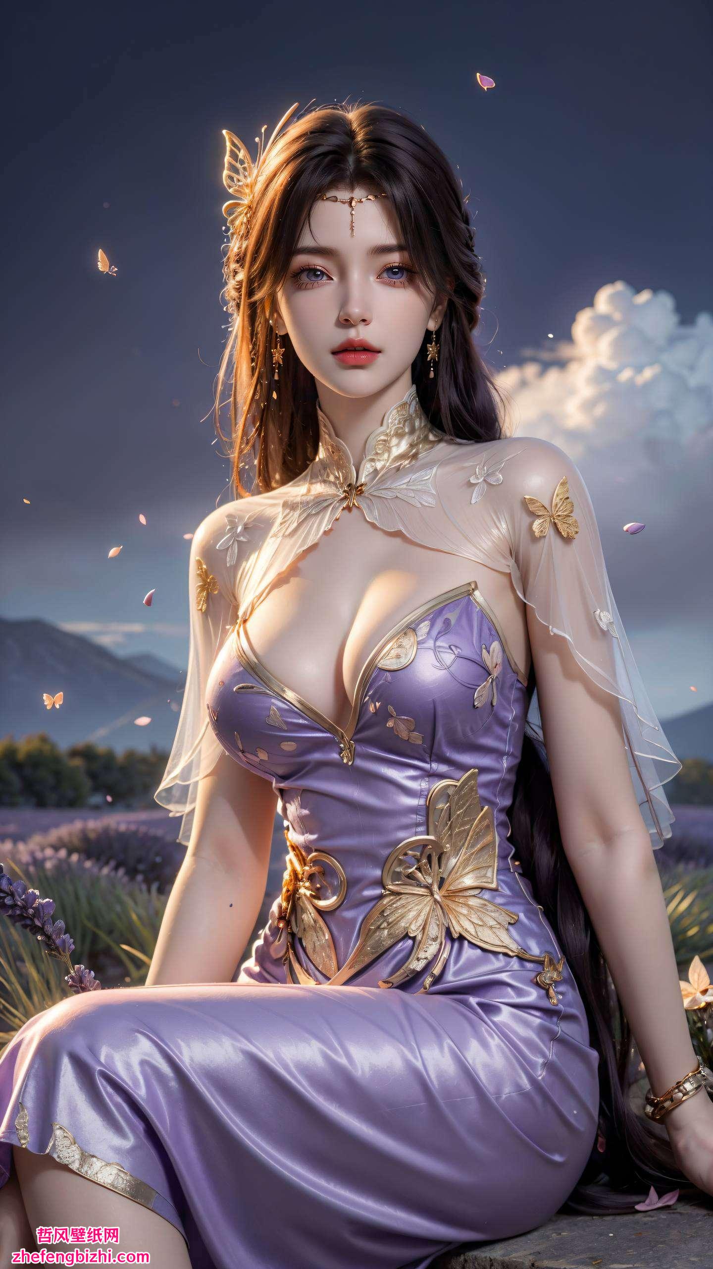 她是那完美世界中的一抹亮色漫步在国漫的绚丽世界