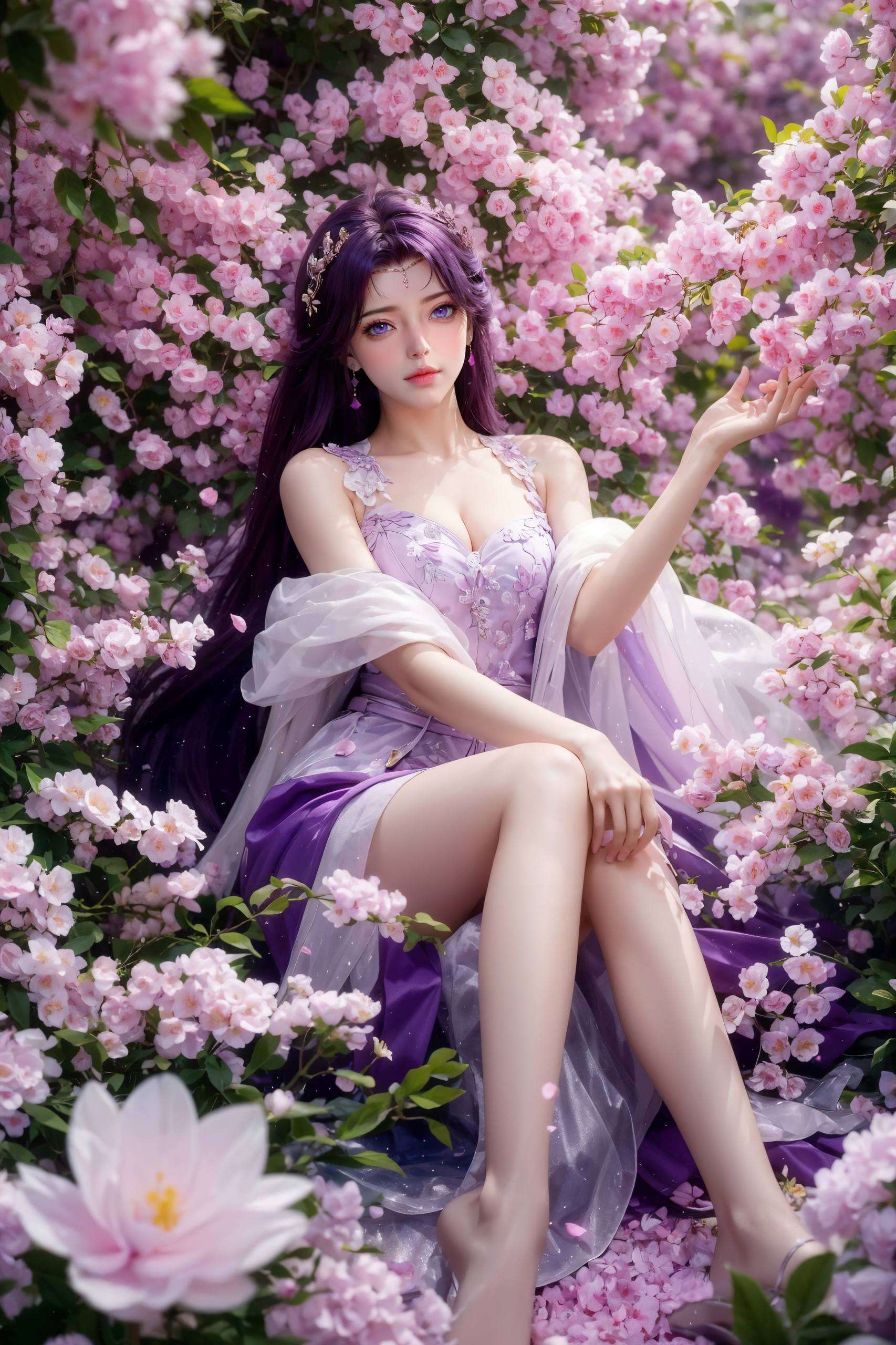 小伙伴们！今天给大家带来一组超级可爱、小调皮的云曦少女壁纸哦！这位国漫女神不仅美得让人心动还带着一丝玄幻的神秘气质