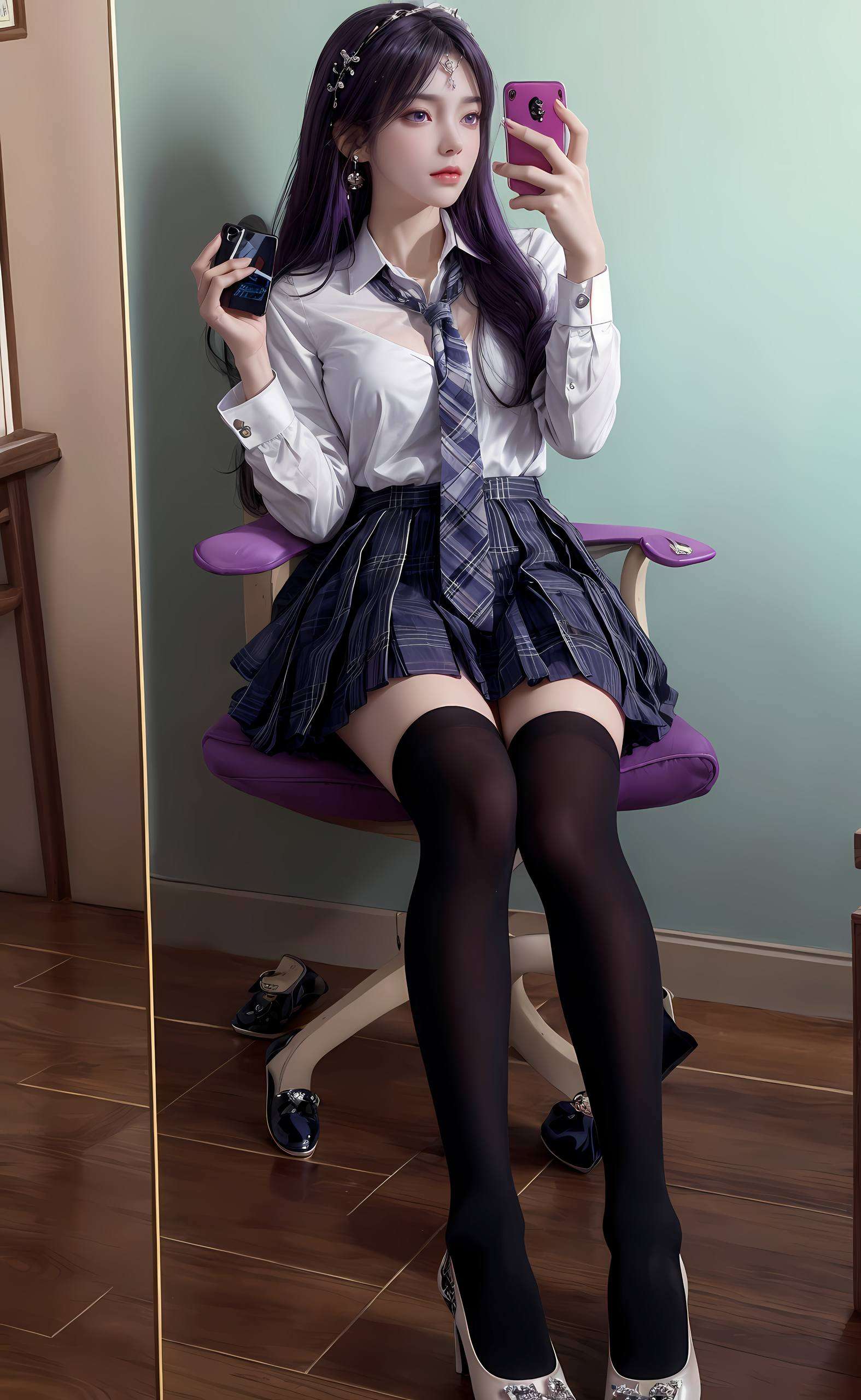 动漫女神与国漫美女的界限早已模糊4K全屏壁纸中的她
