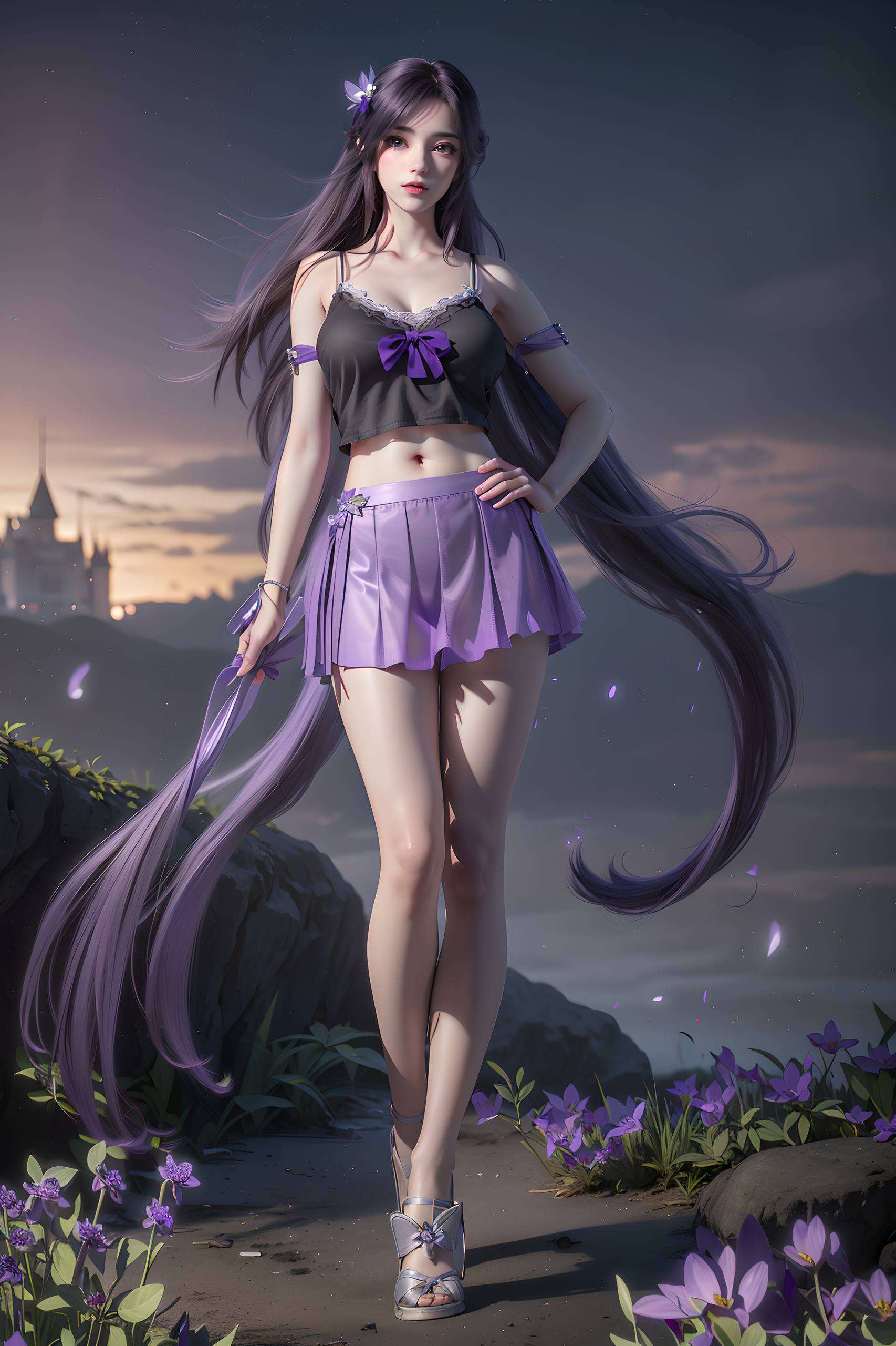 而当她的倩影被一镜到底的壁纸捕捉让人感叹人生如梦