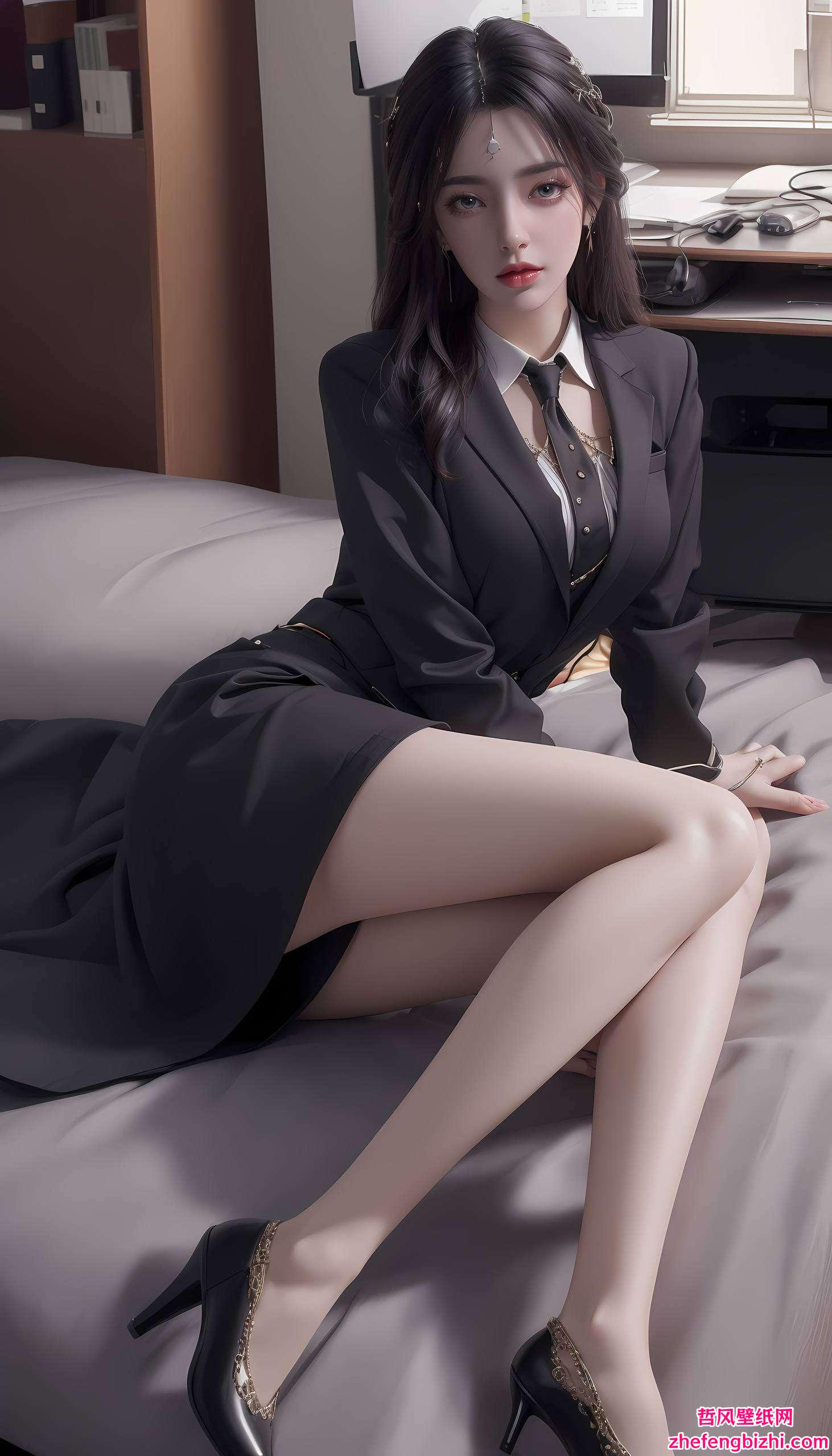 不仅有着令人陶醉的容颜她时而活泼调皮
