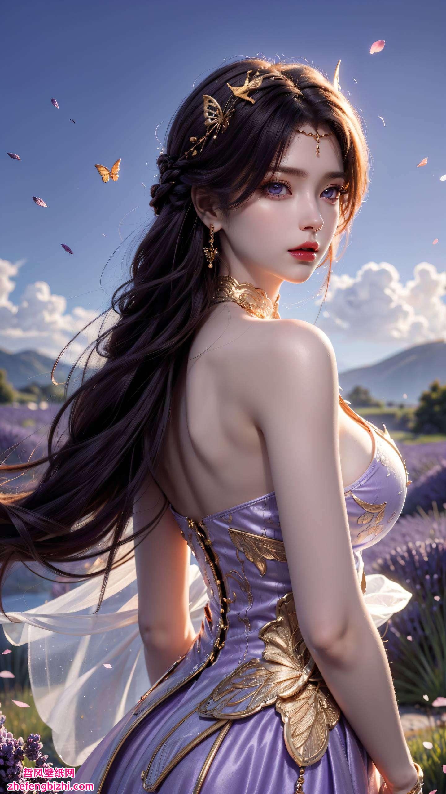 还有点小调皮呢！从完美世界走出的她快来收下这波无水印的高级壁纸