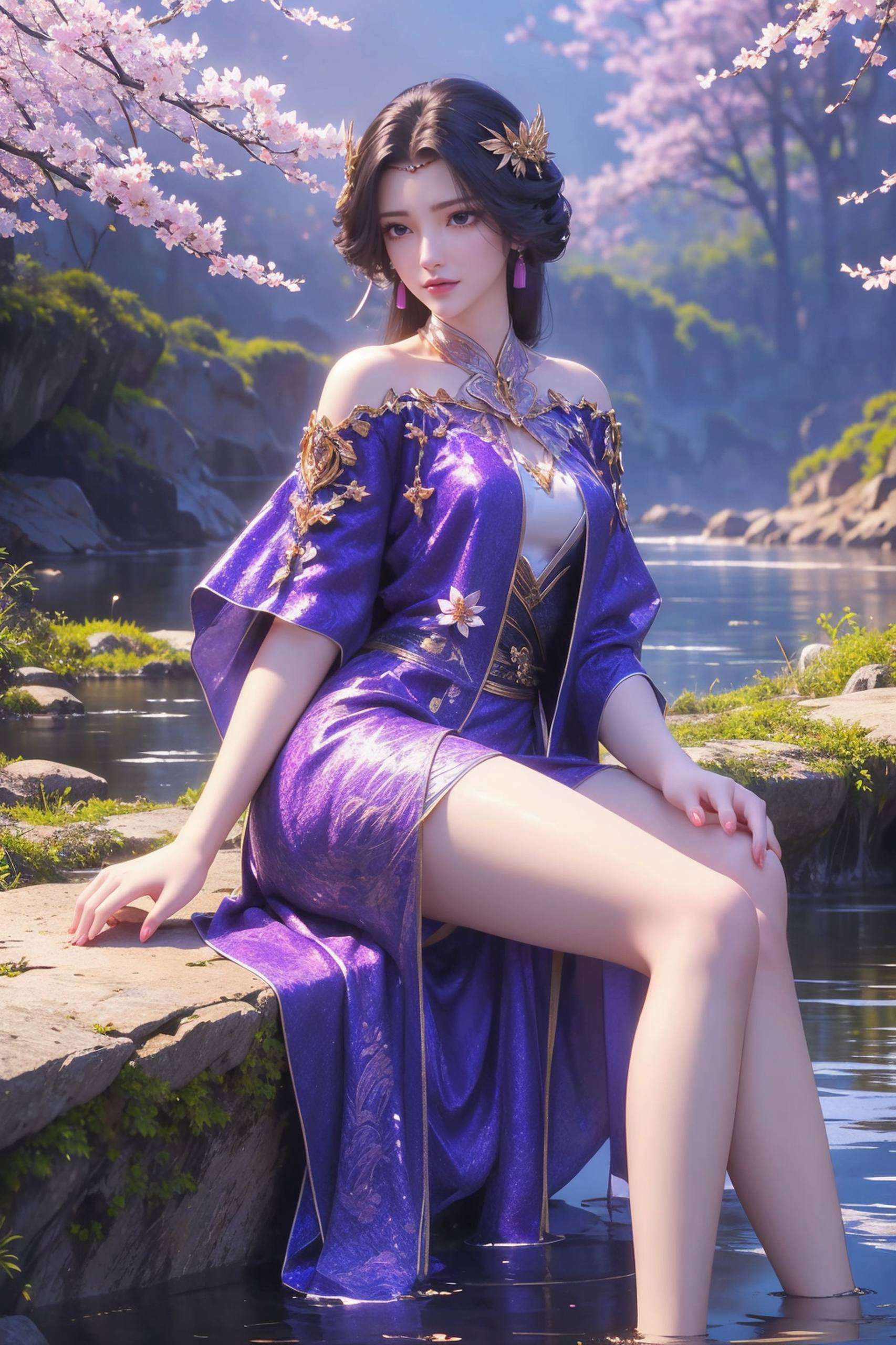 嘿让云曦的美貌与你的电脑一起绽放光彩吧！国漫女神的魅力