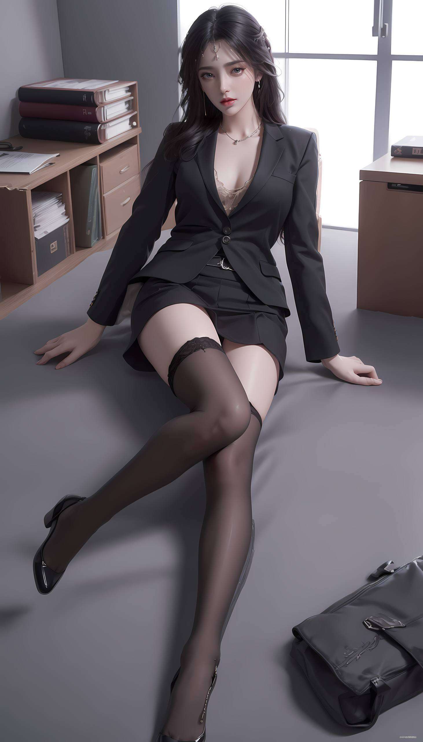 每当看到她的壁纸她那婉约的身姿、深邃的眼神