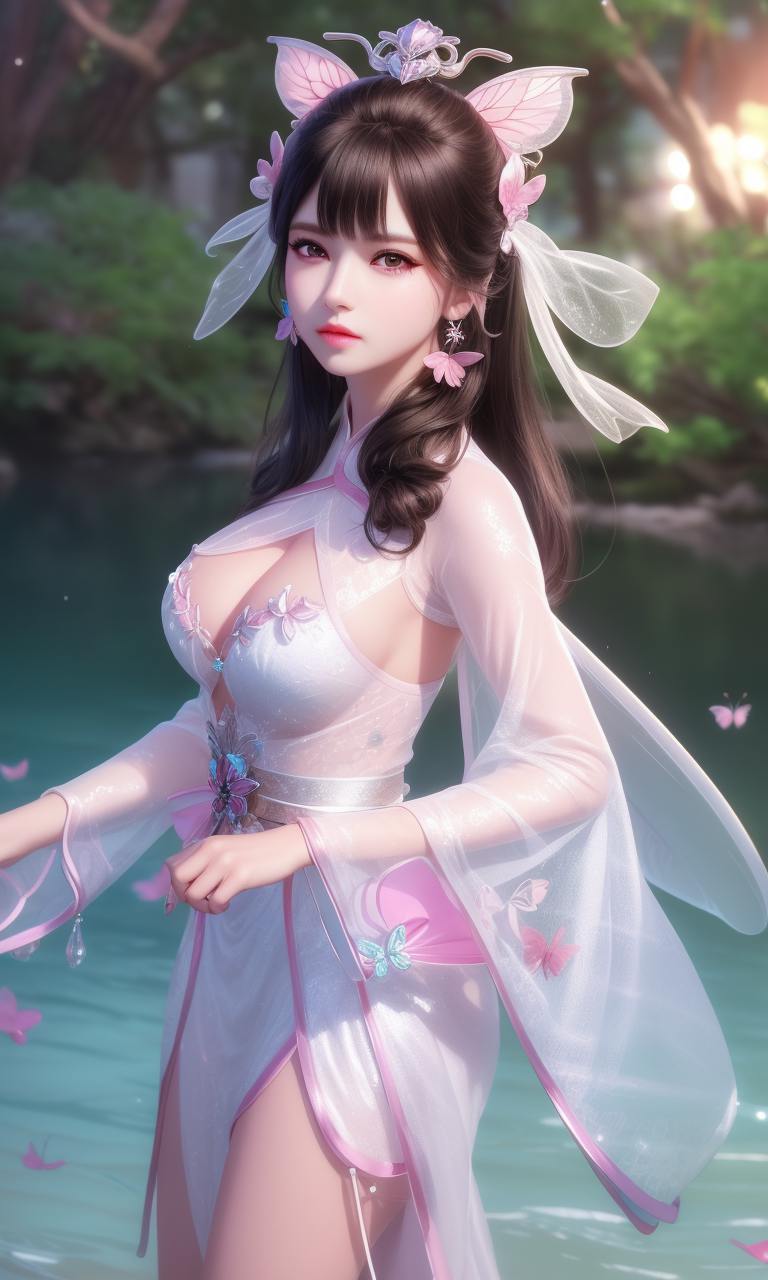既甜美又神秘无论是静态的沉思