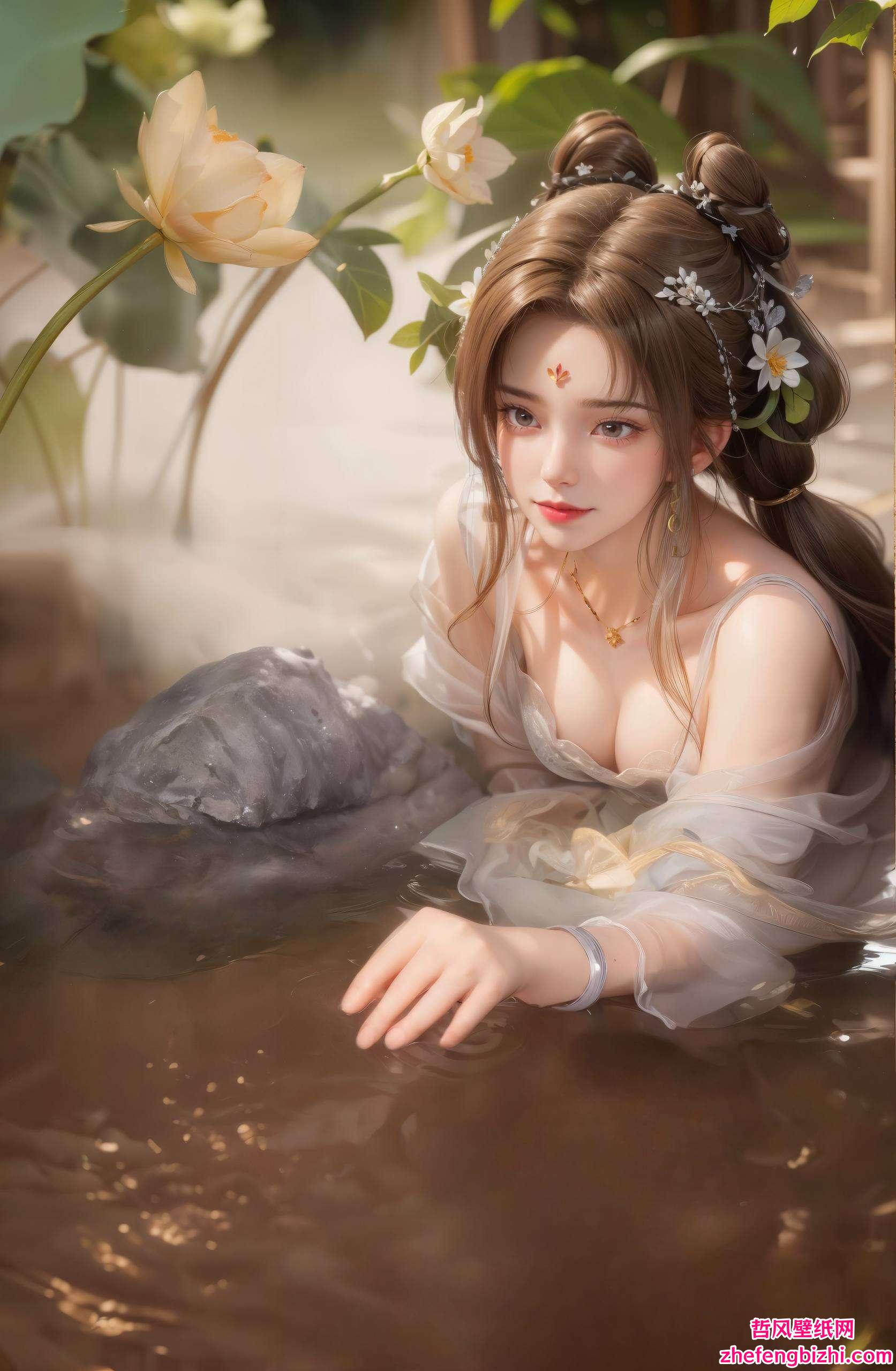 每一张都充满了玄幻的意境程灵舞动仙裙